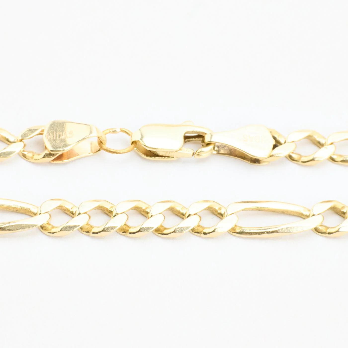 Figaro Armband i 14K guld, 19 cm, 6.95 g - Image 3