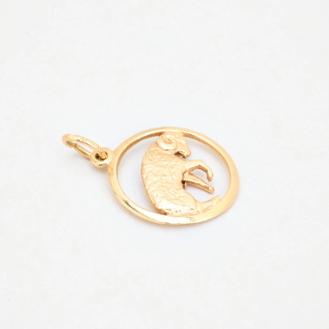 Stenbock Hänge i 14K guld, 2 cm, 1.71 g - Image 3