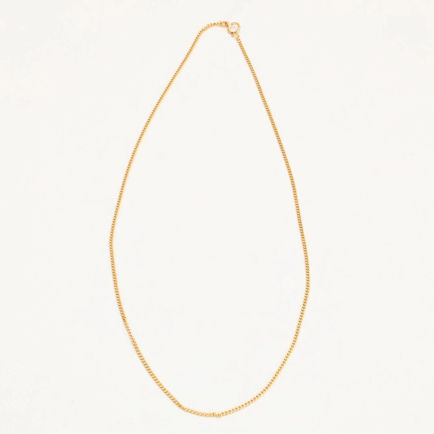 Pansar Halsband i 8K guld, 46 cm, 3.4 g