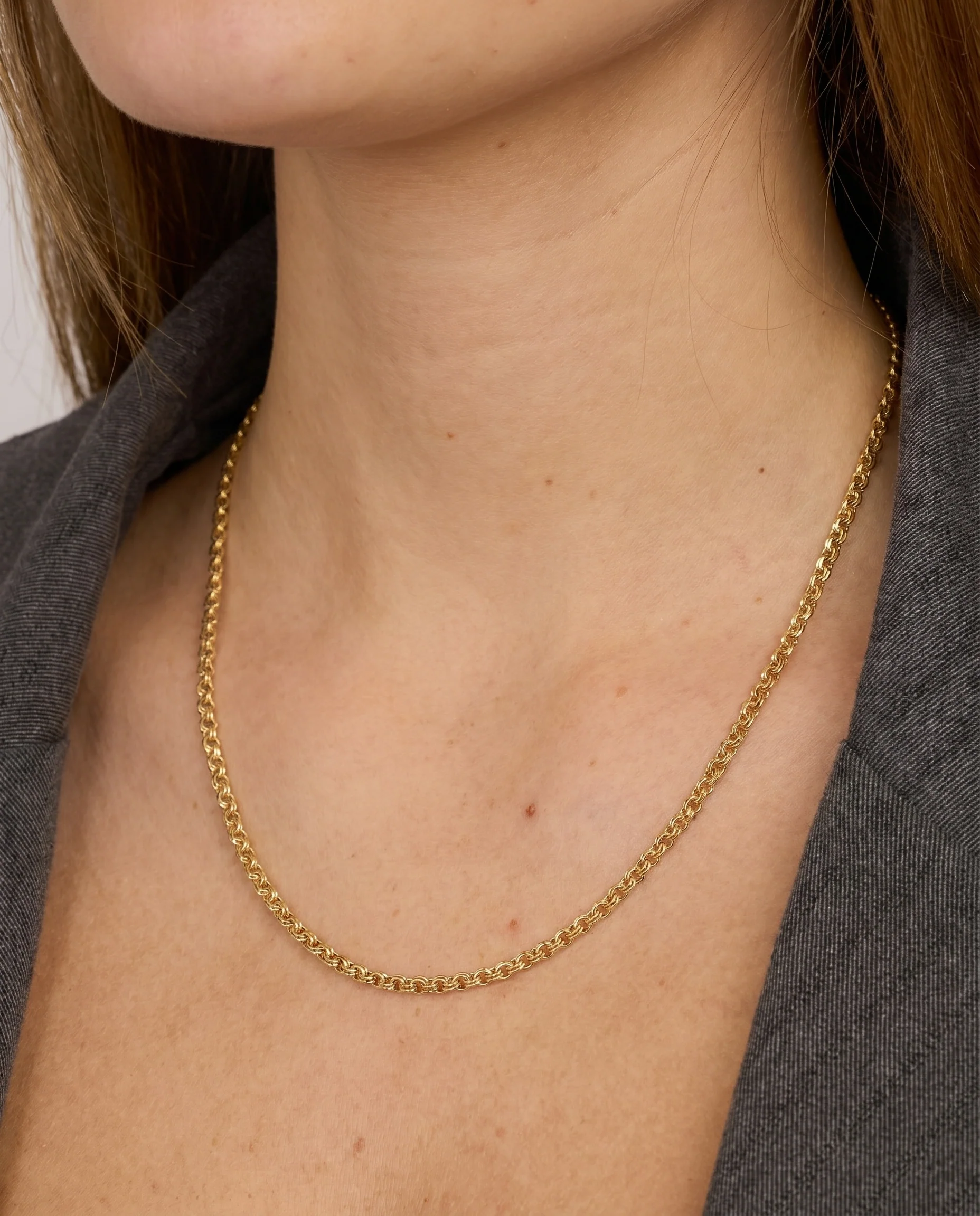 Bismarck Halsband i 14K guld, 44.5 cm, 8.96 g