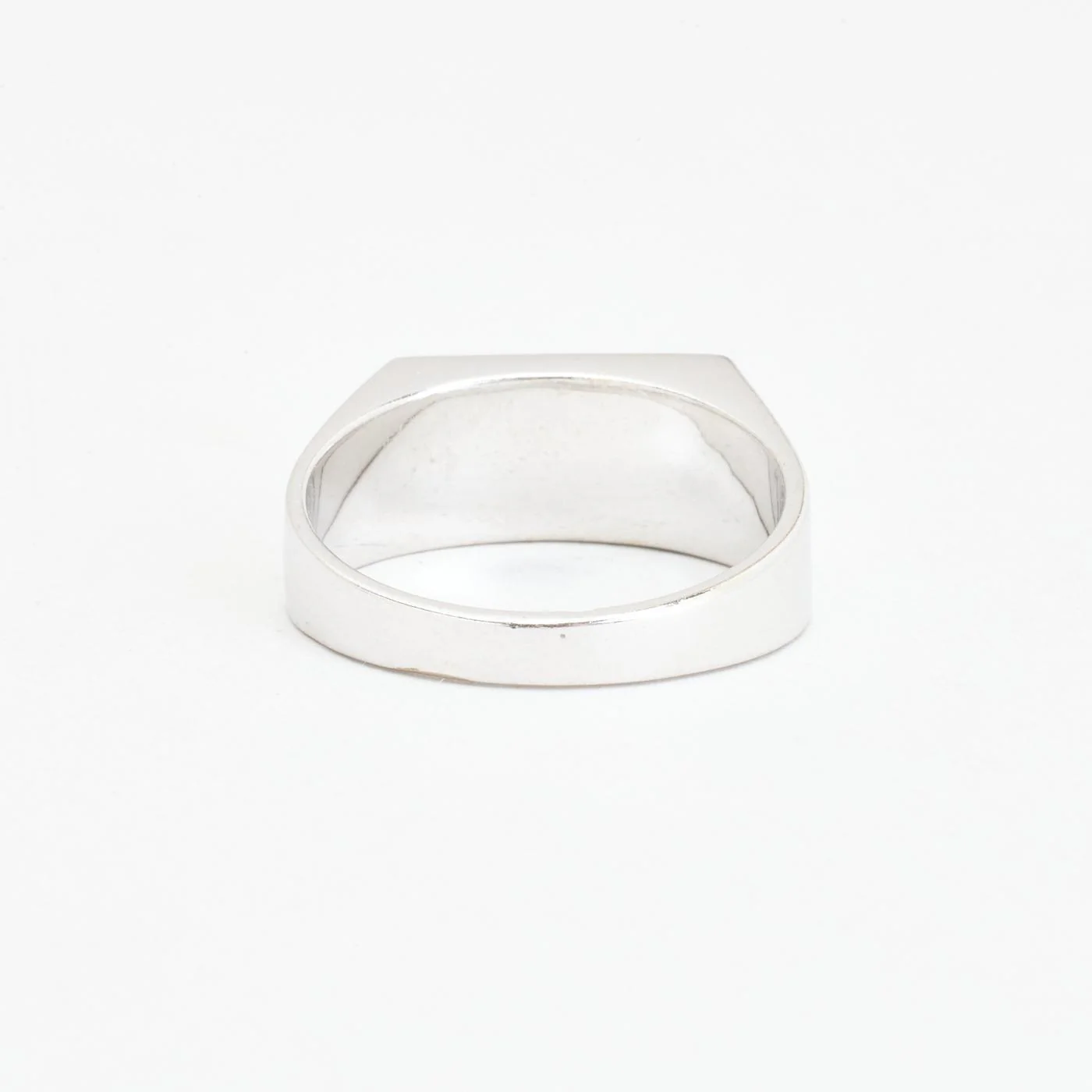 Pavéfattad klackring med diamant (0.35 ct) i 18K vitt guld strl. 19.7 / strl. 62 - Image 3