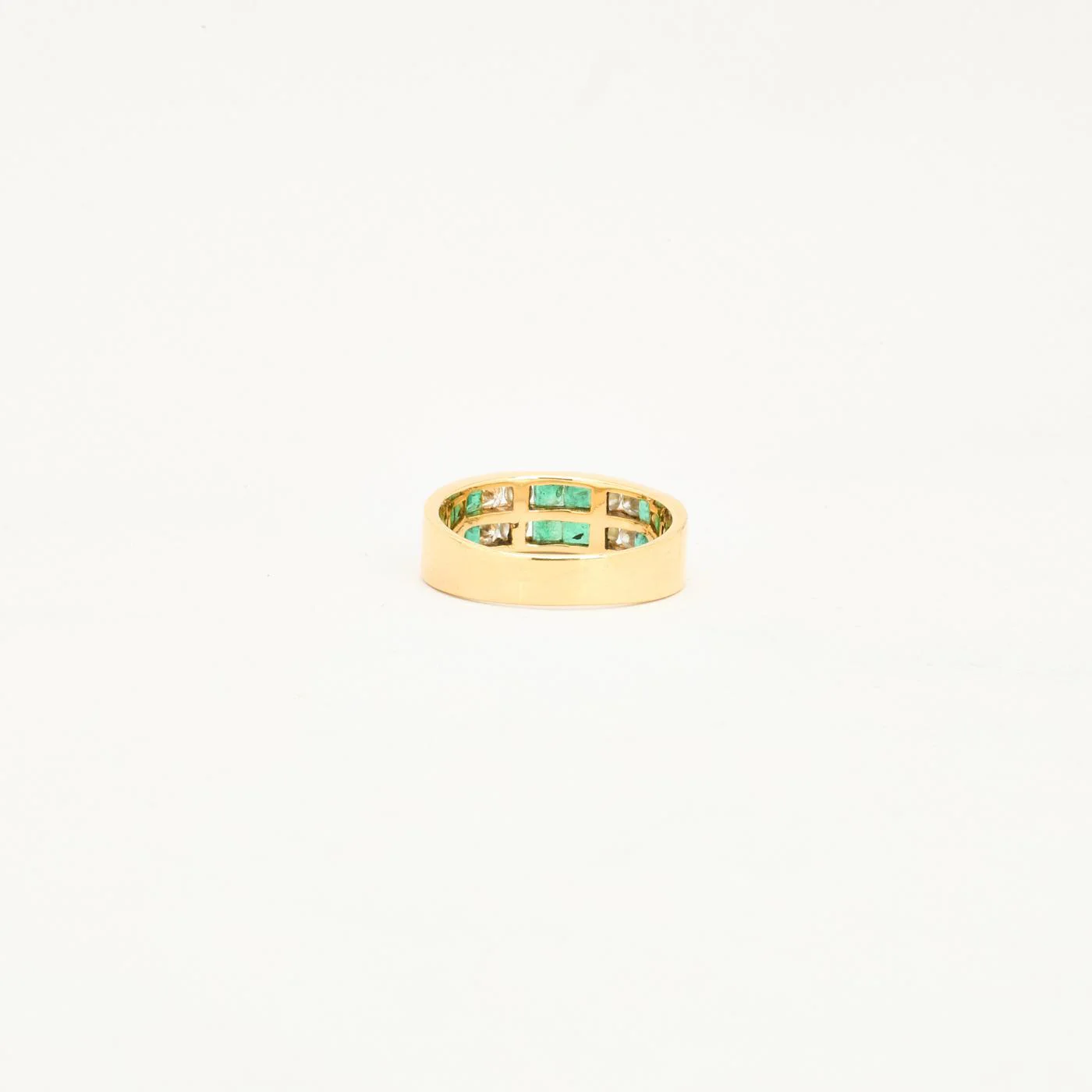 Gypsyring med diamant (0.25 ct) i 18K guld strl. 17.2 / strl. 54 - Image 3