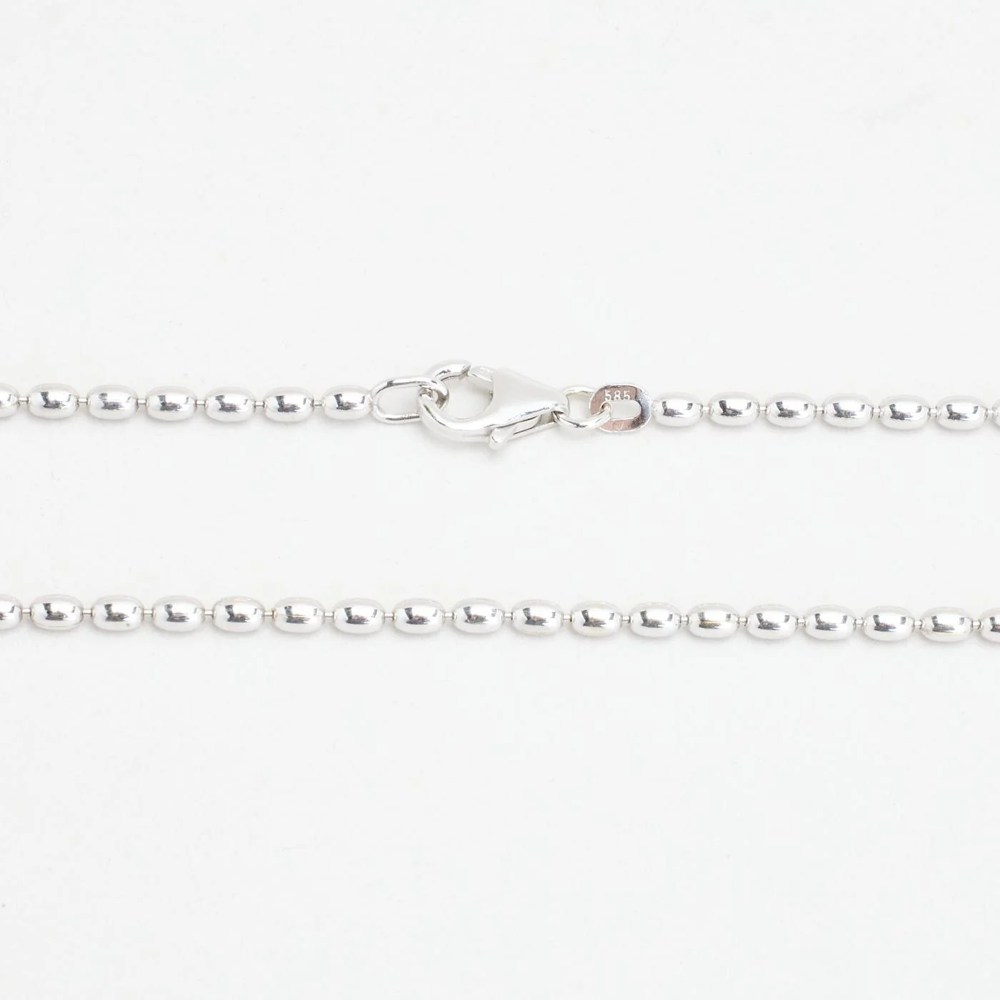 Halsband i 14K vitt guld, 42.5 cm, 10.1 g - Image 4