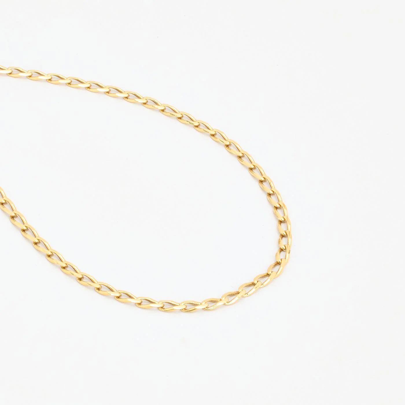 Länk Halsband i 18K guld, 53 cm, 18.56 g - Image 2