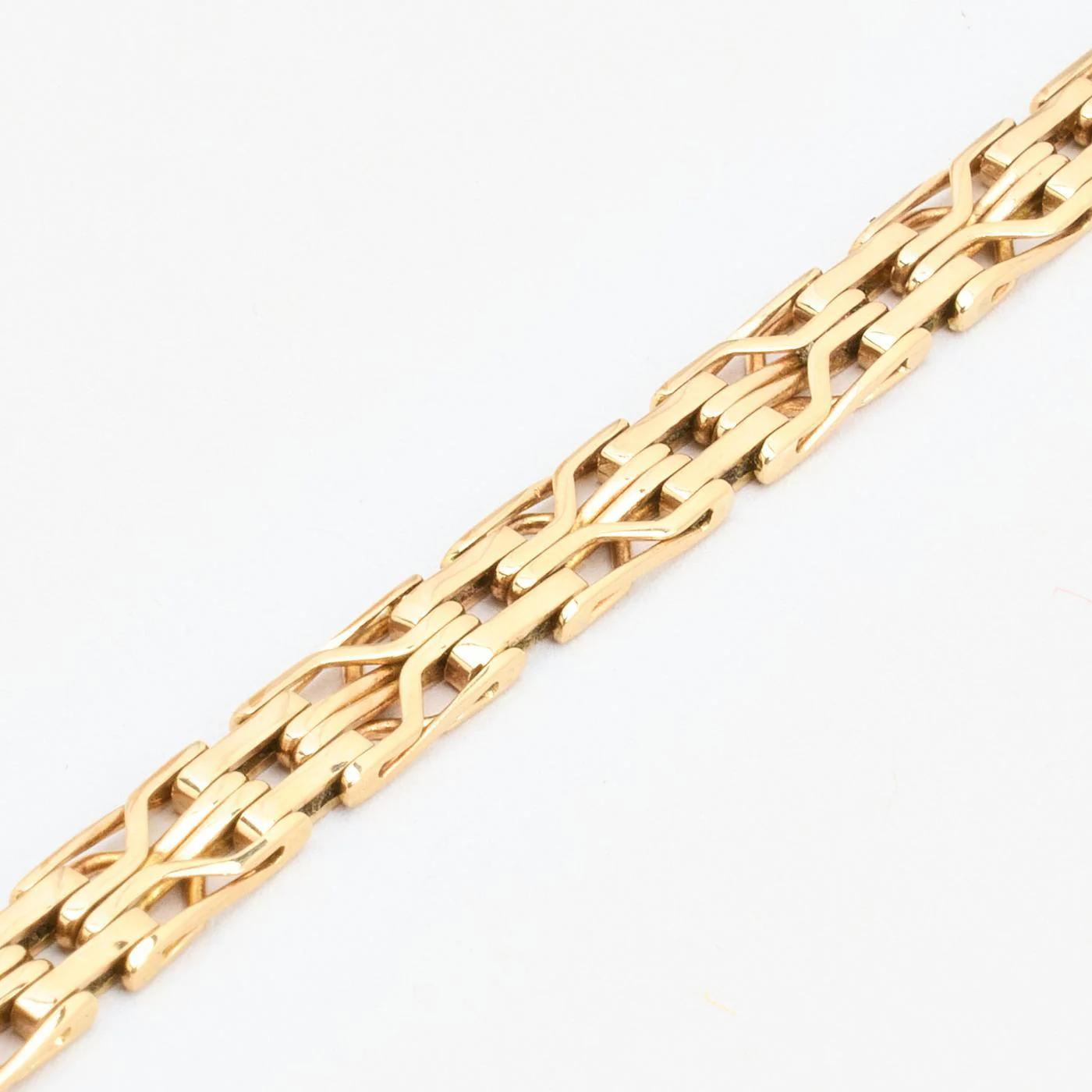 Y-länk Armband i 14K guld, 19.5 cm, 10.9 g - Image 2
