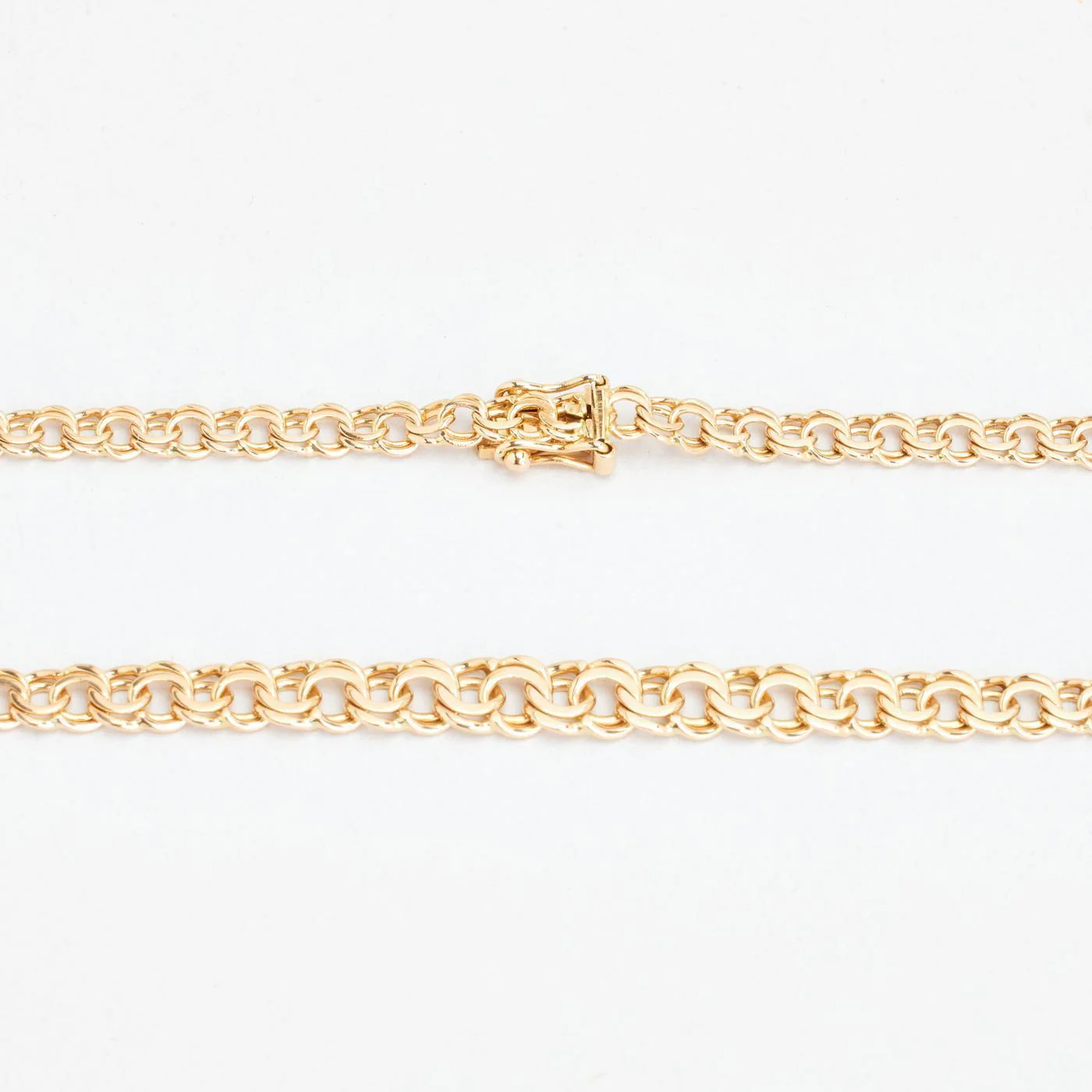 Bismarck Halsband i 14K guld, 43.5 cm, 9.4 g - Image 3
