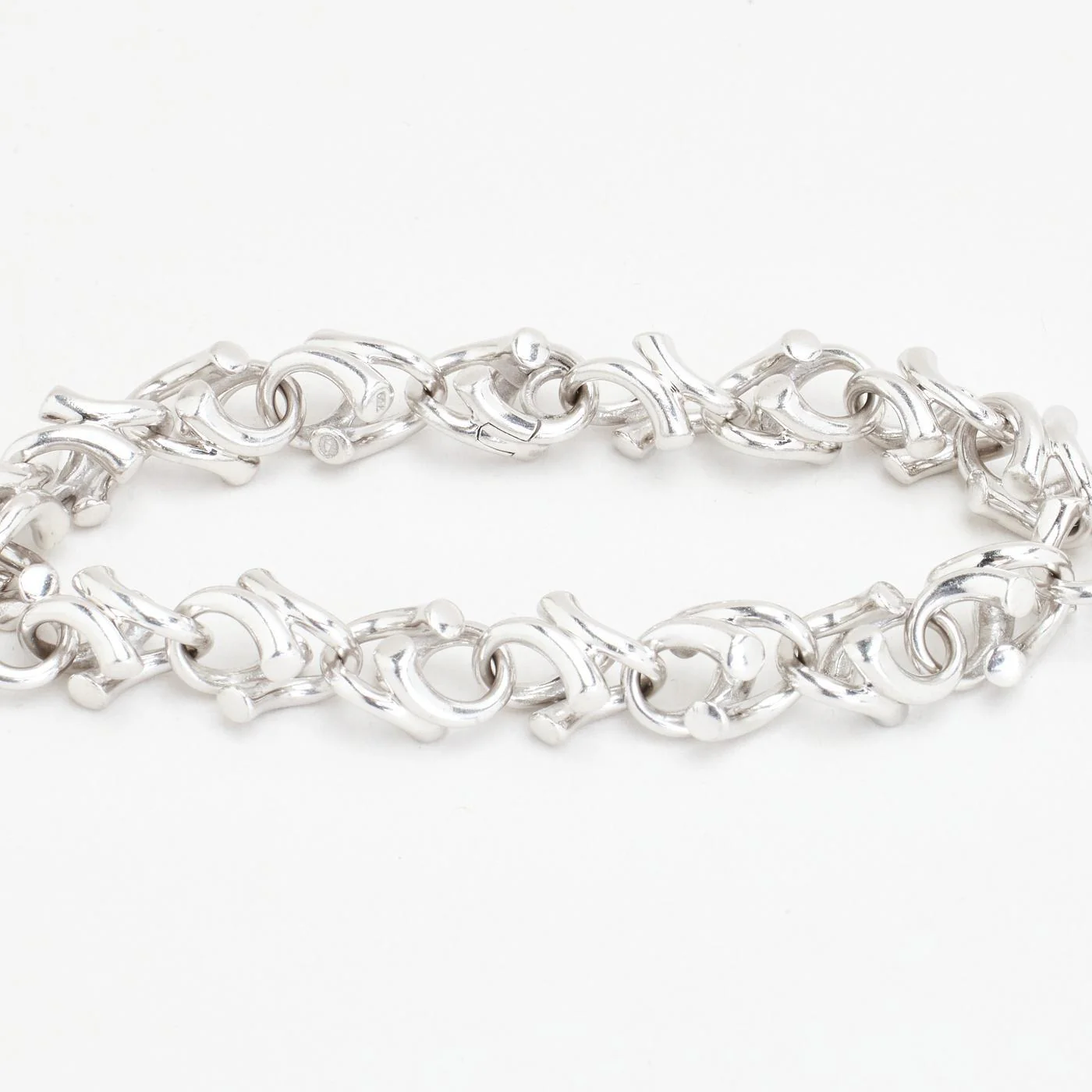 Georg Jensen Magic Armband i 18K vitt guld, 21 cm, 58.7 g - Image 4