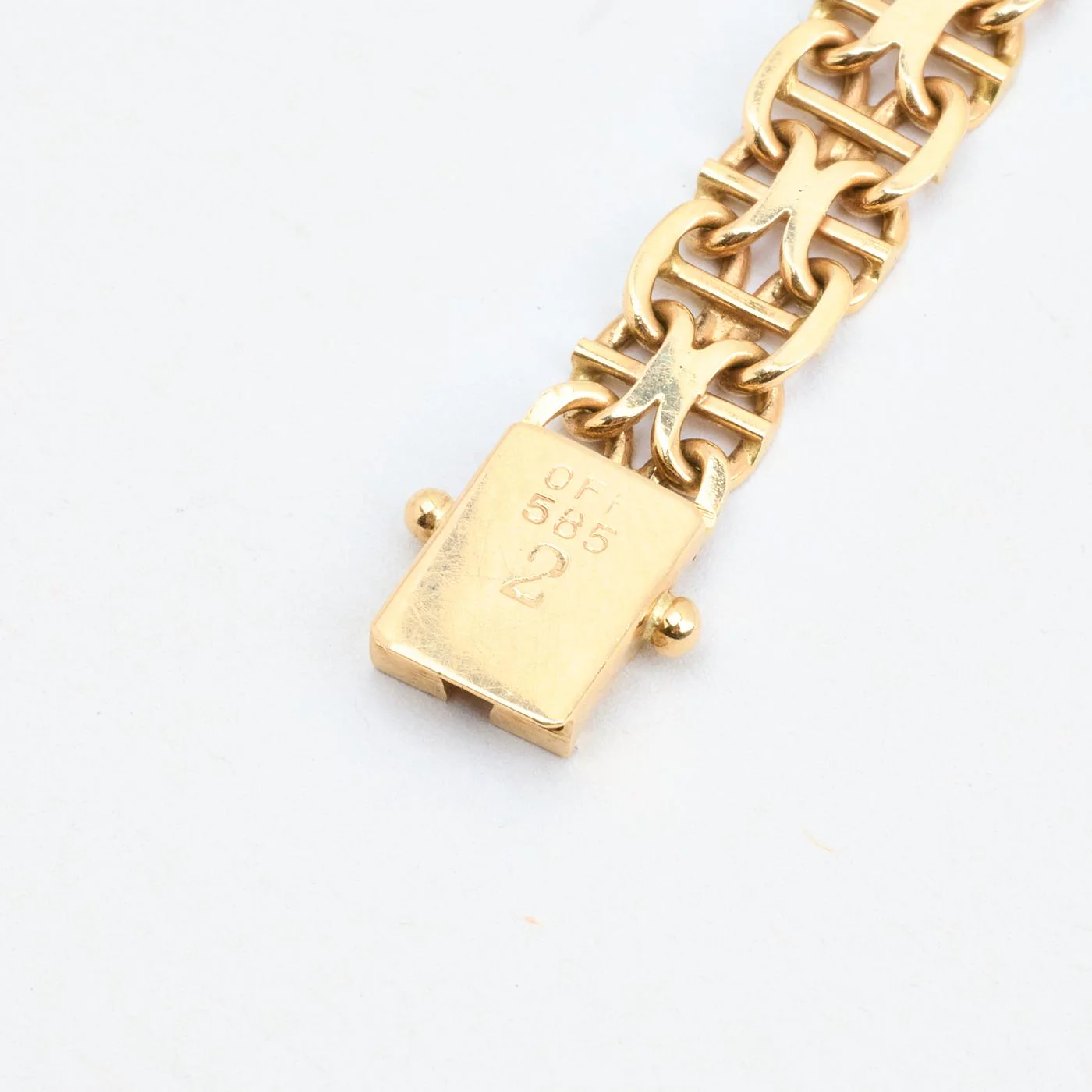 X-länk Armband i 14K guld, 19 cm, 12.44 g - Image 6