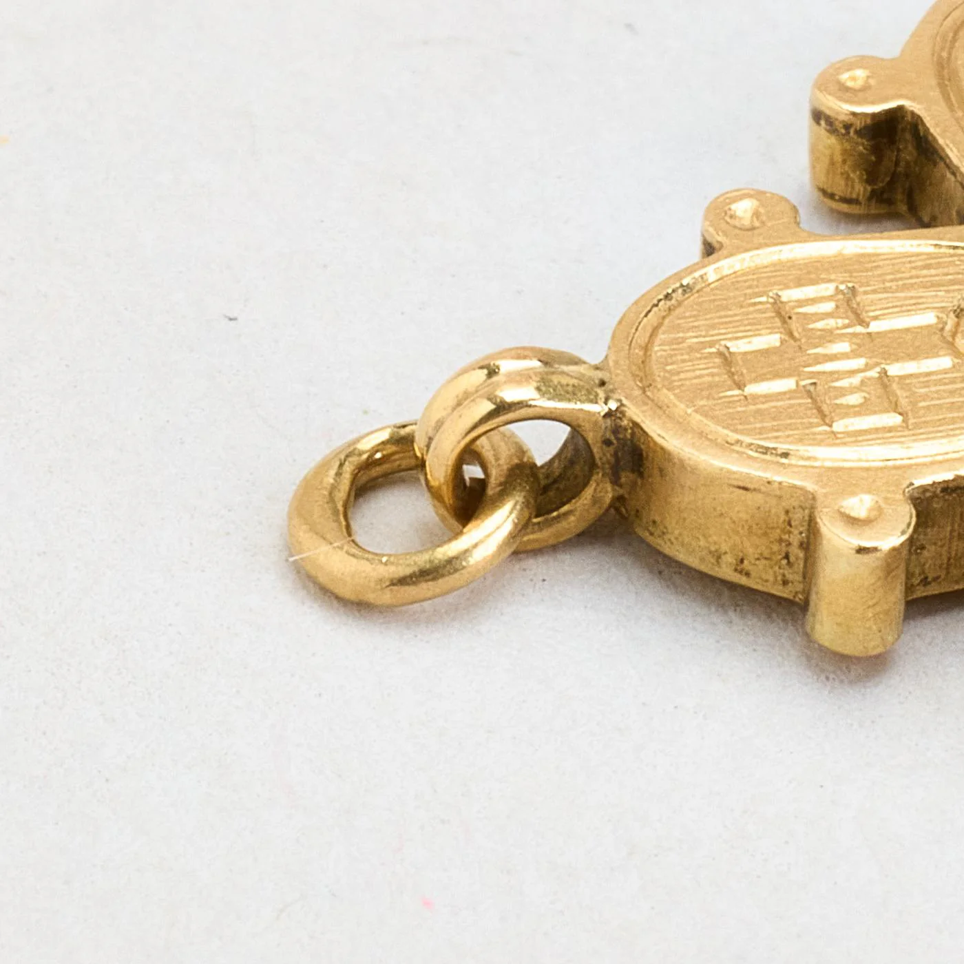 Dagmarkors i 14K guld, 2.2 cm, 1.76 g - Image 3