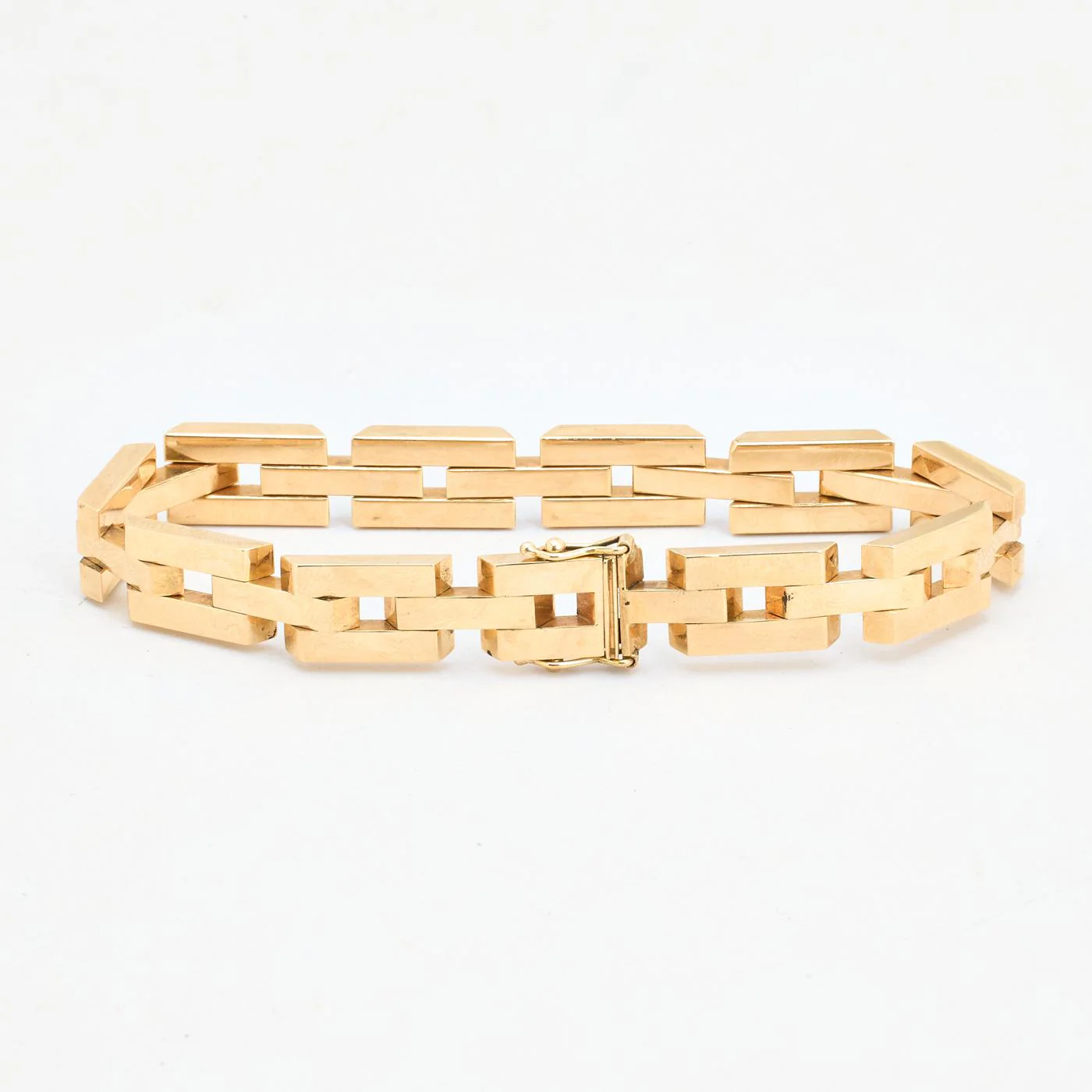 Block Armband i 14K guld, 18.5 cm, 21.01 g - Image 2