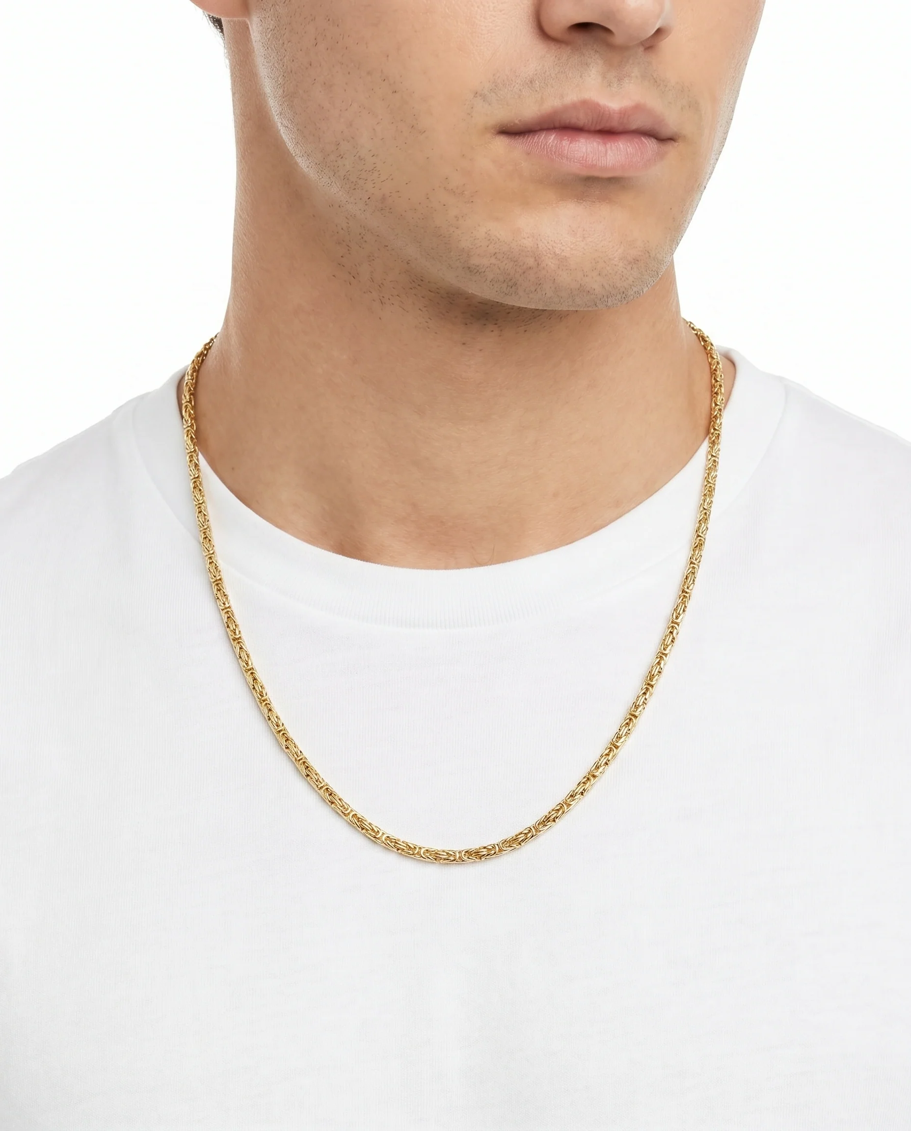 Kejsarlänk Halsband i 14K guld, 57 cm, 26.7 g