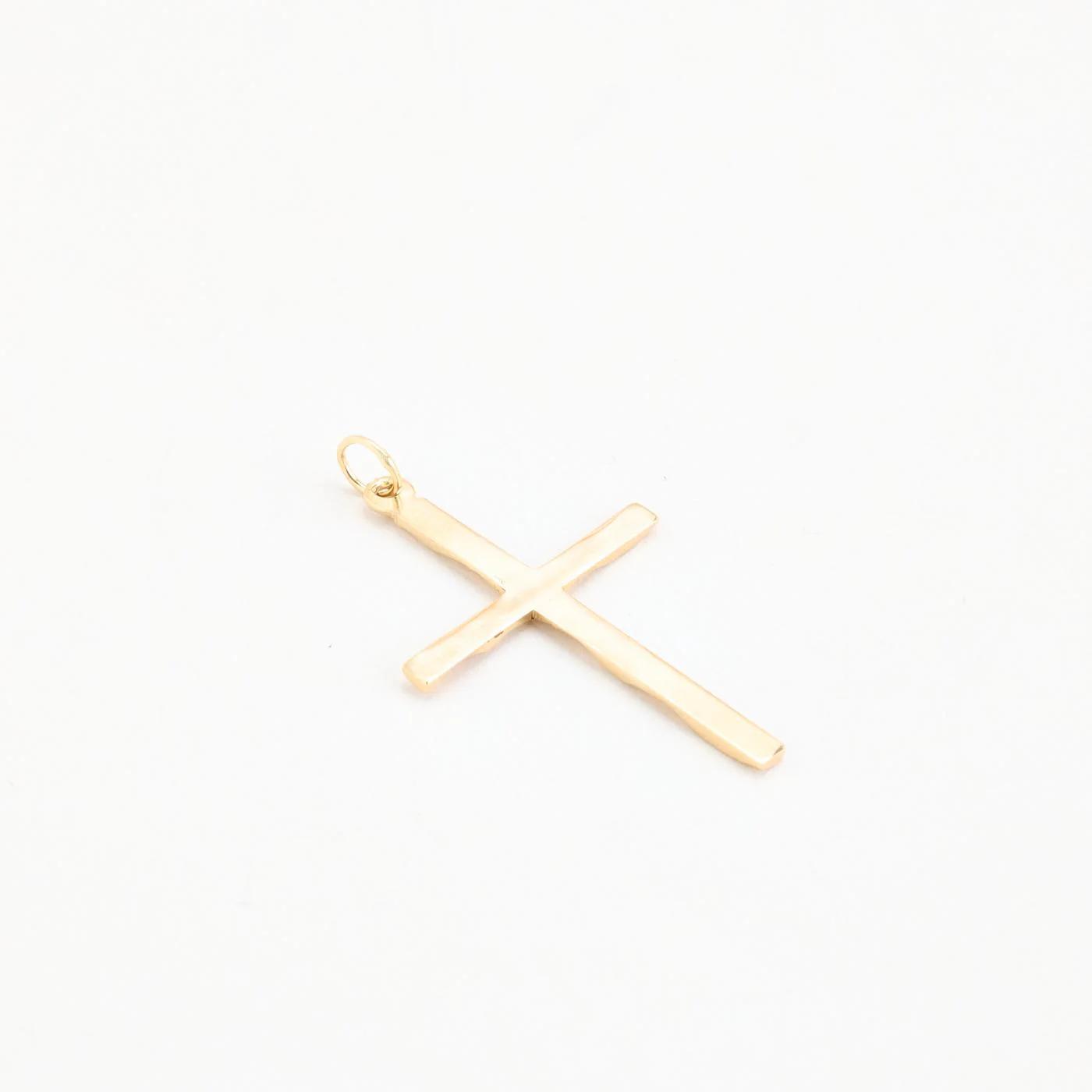 Organisk kors i 14K guld, 3.5 cm, 1.6 g - Image 3