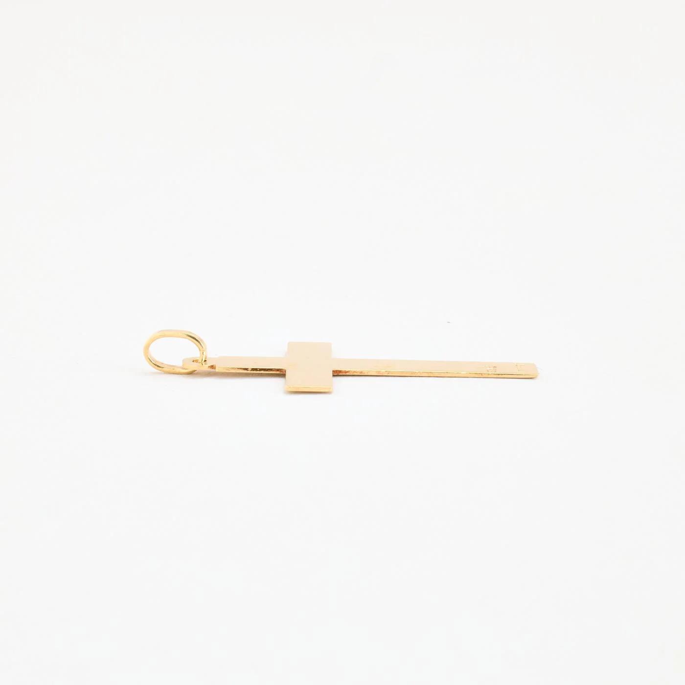 Kors i 14K guld, 3.5 cm, 1.3 g - Image 4