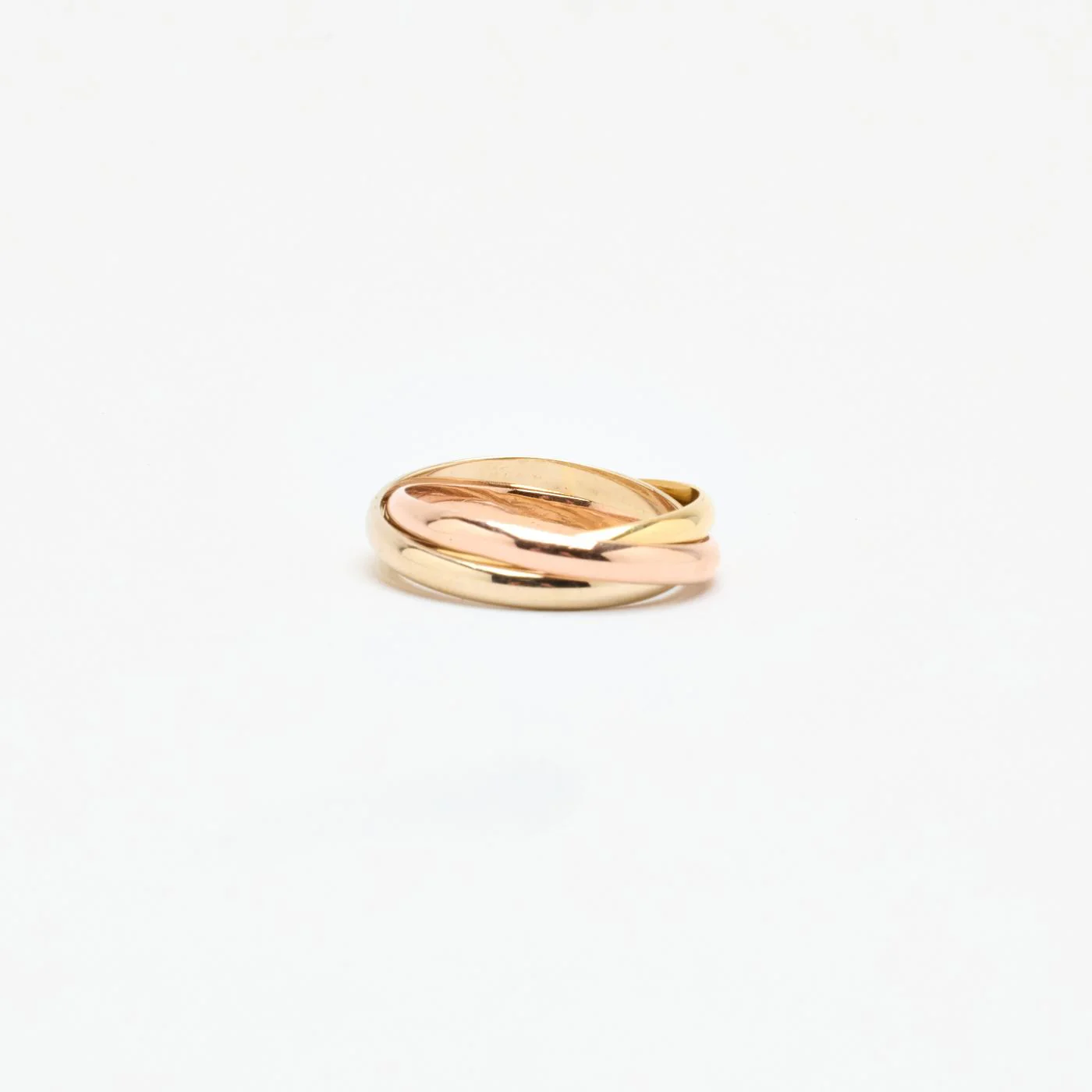 Tre i en ring i 18K guld strl. 18.1 / strl. 57