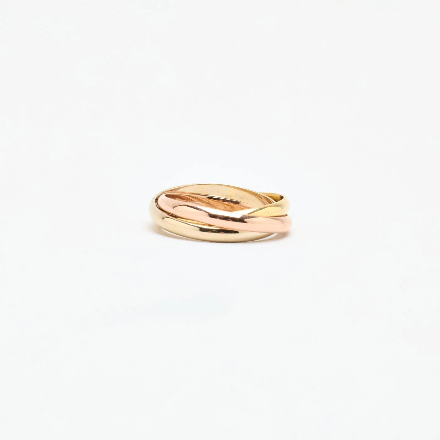 Tre i en ring i 18K guld strl. 18.1 / strl. 57 - Image 3