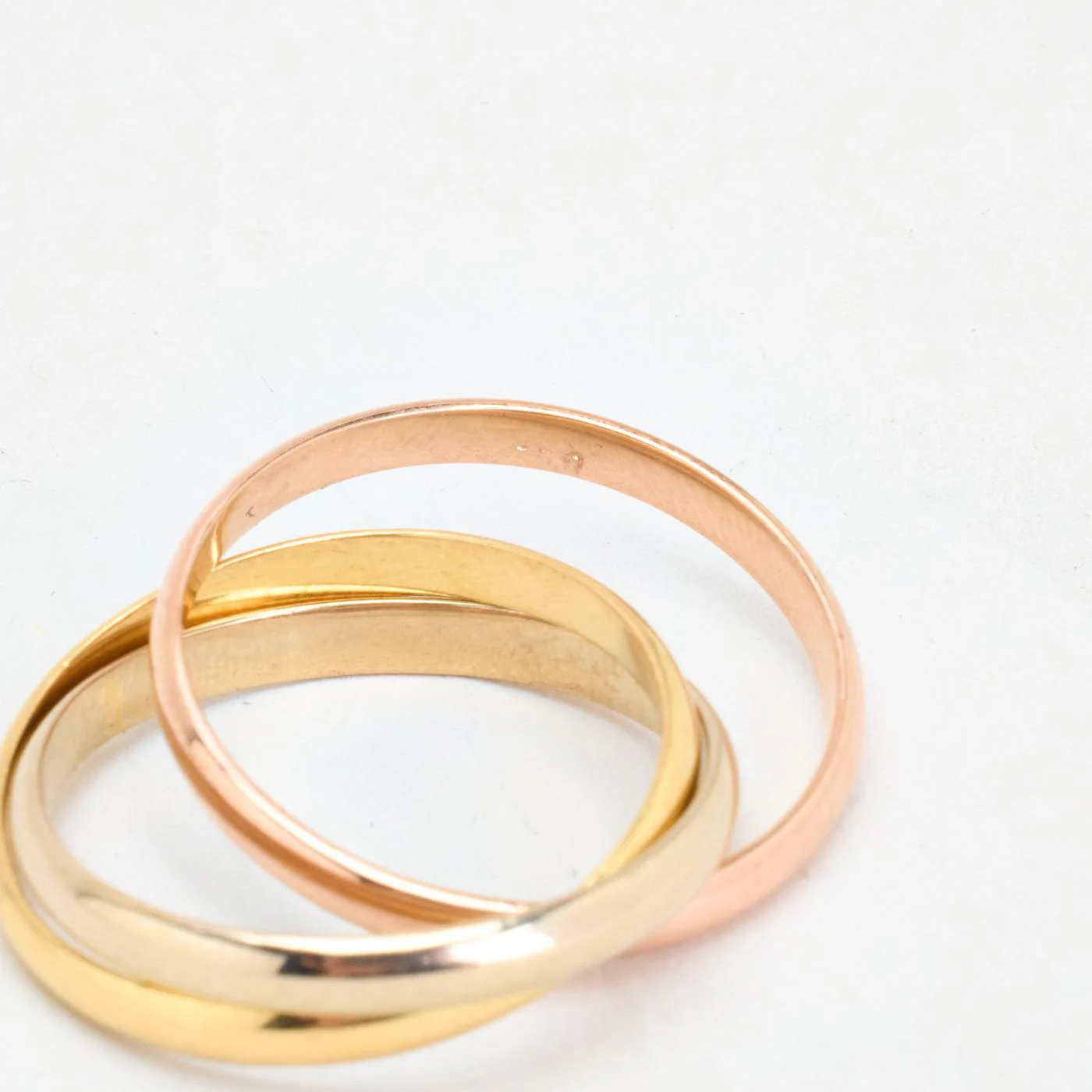 Tre i en ring i 18K guld strl. 18.1 / strl. 57 - Image 6