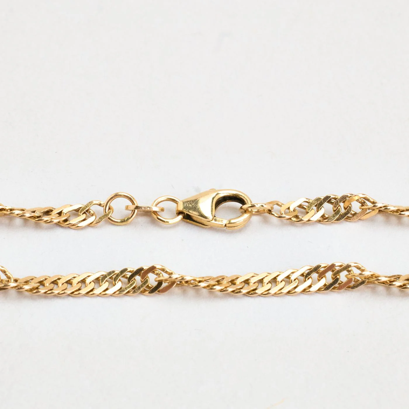 Singaporekedja Armband i 14K guld, 17.5 cm, 2.48 g - Image 3