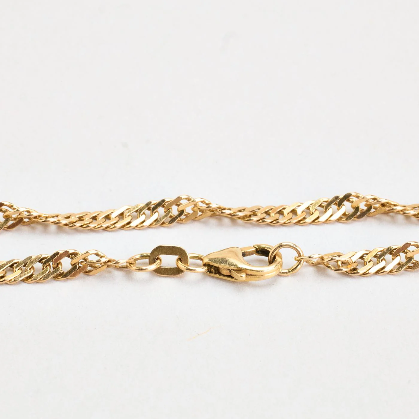 Singaporekedja Armband i 14K guld, 17.5 cm, 2.48 g - Image 4