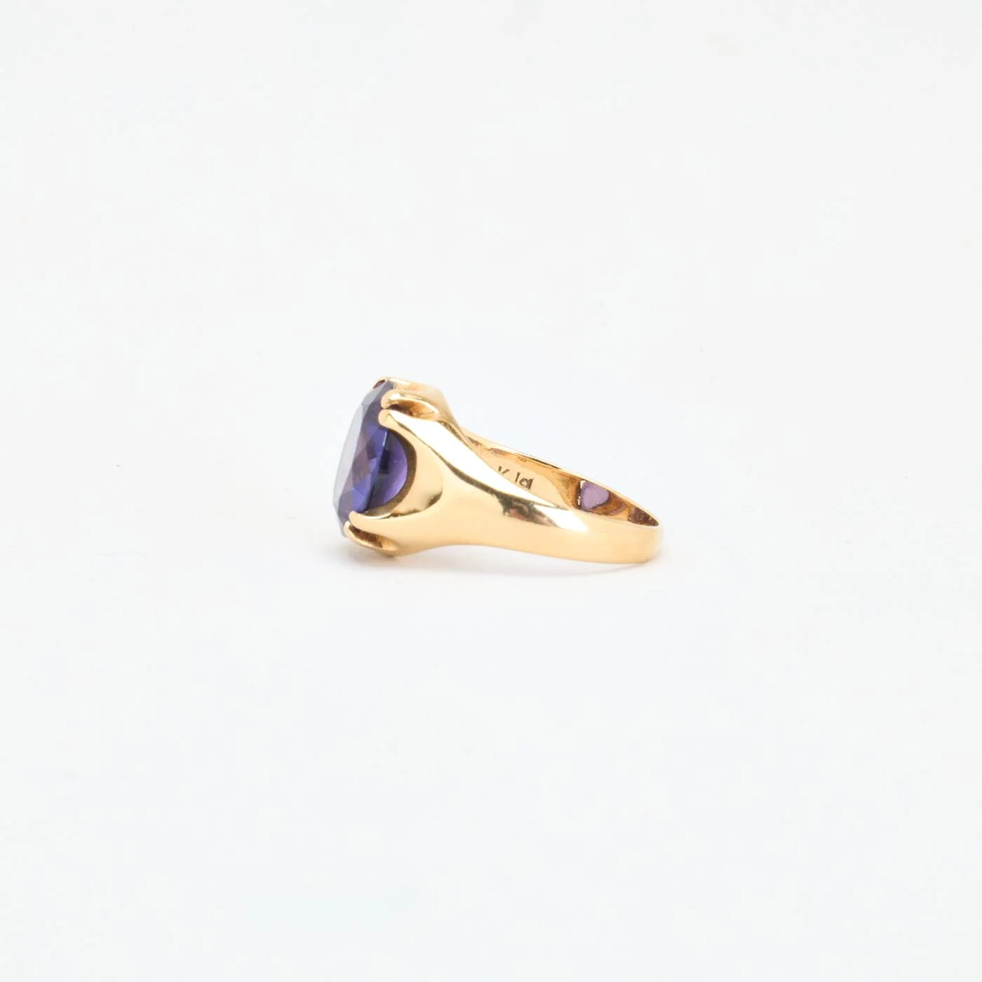 Klackring i 14K guld strl. 17.8 / strl. 56 - Image 3