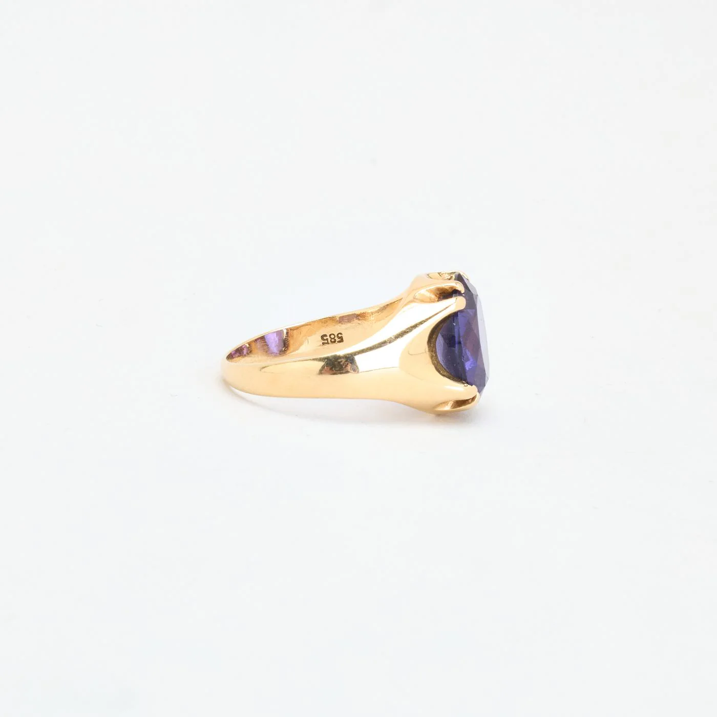 Klackring i 14K guld strl. 17.8 / strl. 56 - Image 5