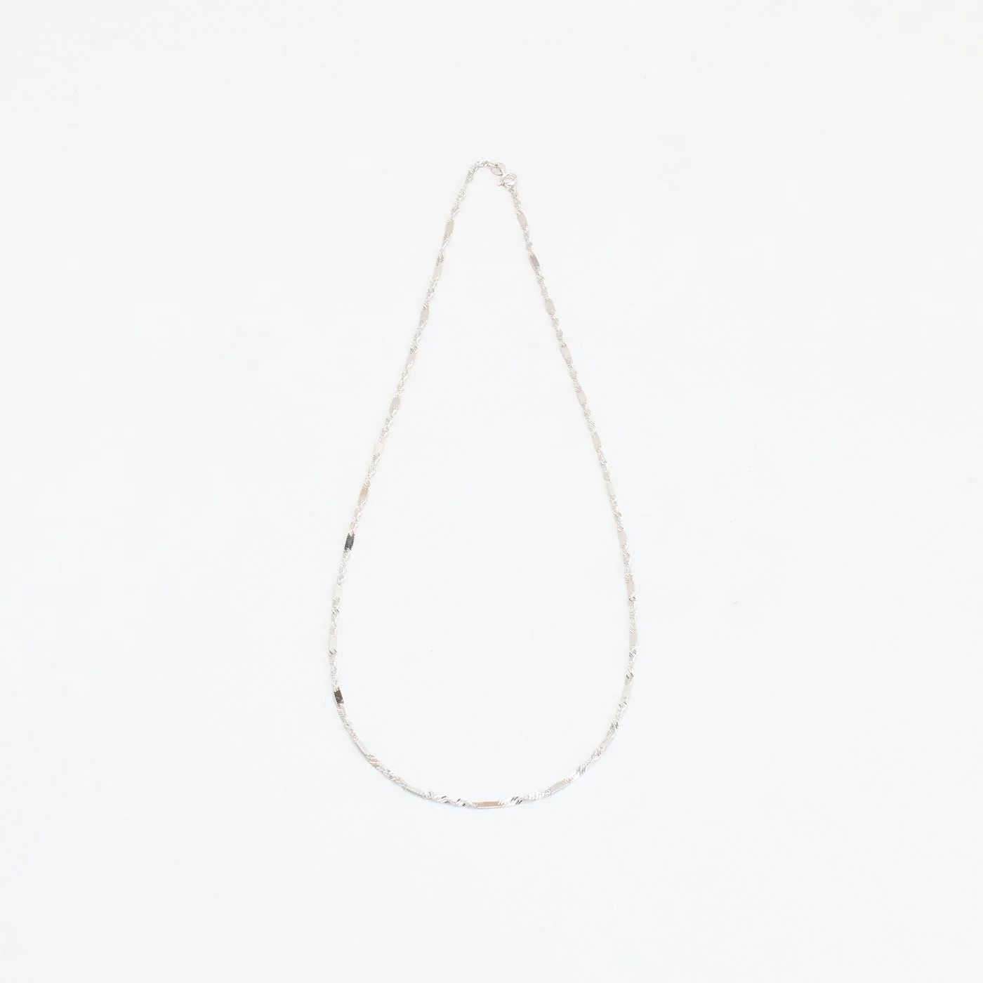 Singaporekedja Halsband i 18K vitt guld, 50.5 cm, 3.2 g - Image 2