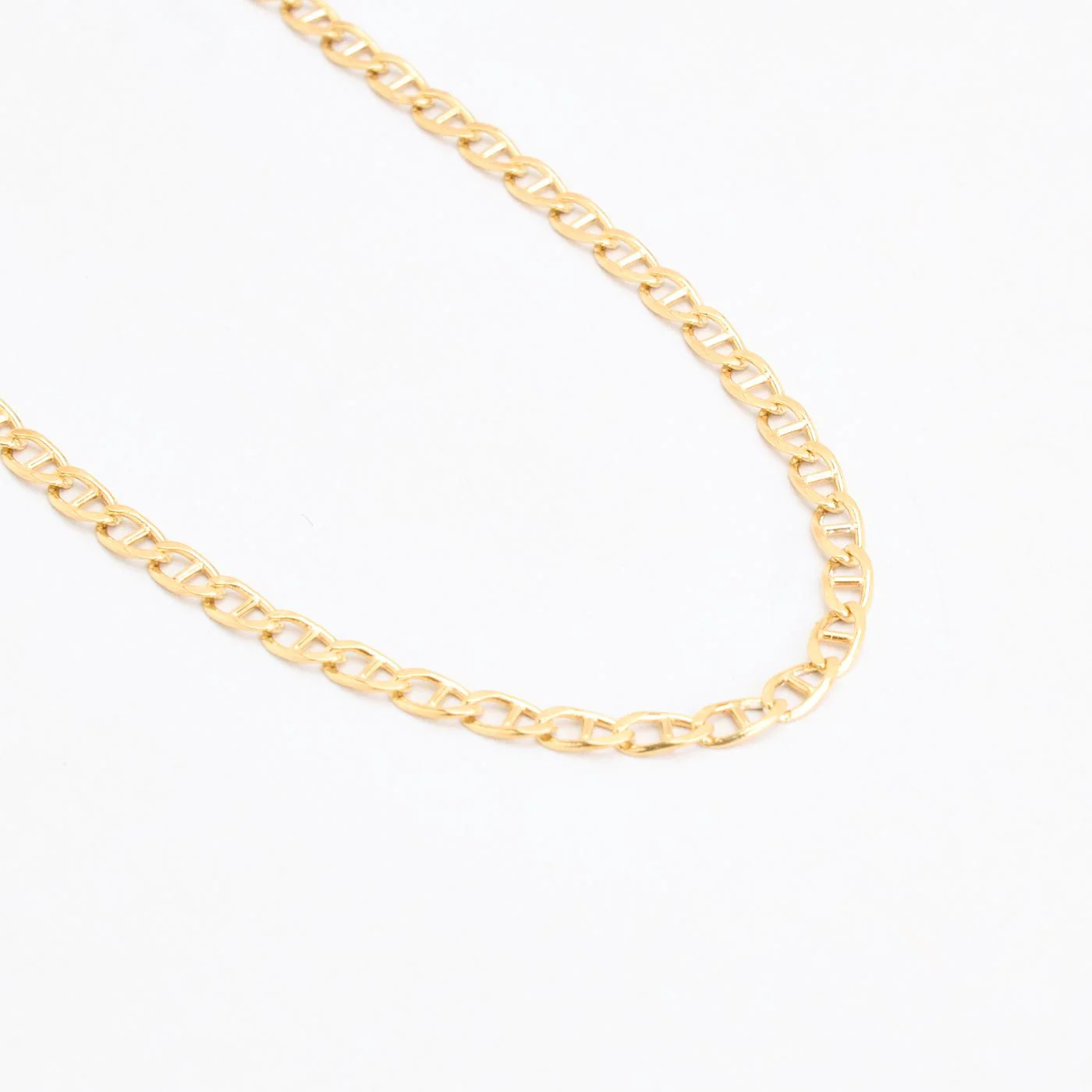 Marinerlänk Ankelkedja i 18K guld, 18.5 cm, 1.7 g - Image 2