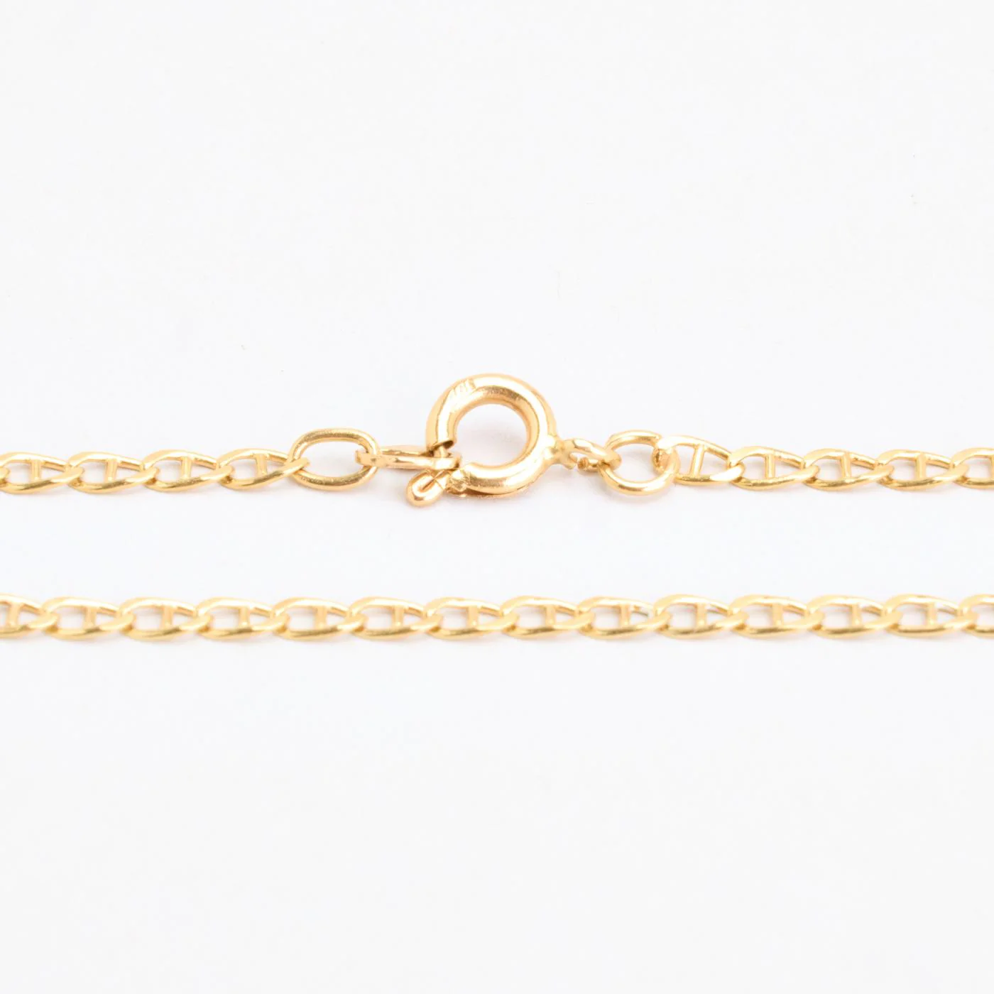 Marinerlänk Ankelkedja i 18K guld, 18.5 cm, 1.7 g - Image 3