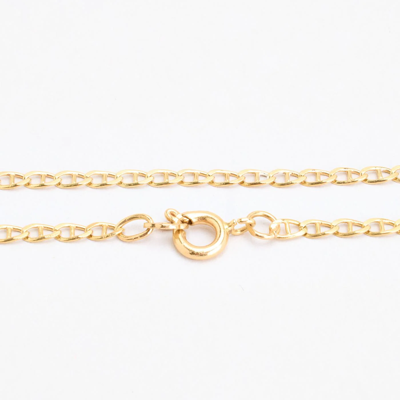 Marinerlänk Ankelkedja i 18K guld, 18.5 cm, 1.7 g - Image 4