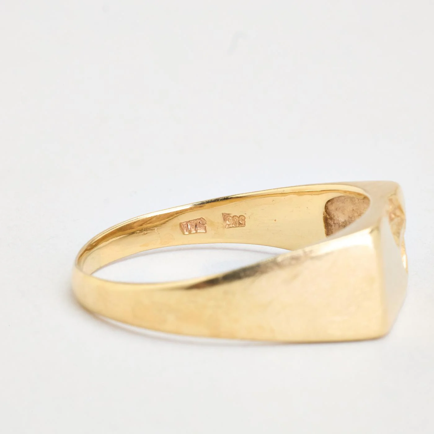 Organisk klackring i 14K guld strl. 22.3 / strl. 70 - Image 6