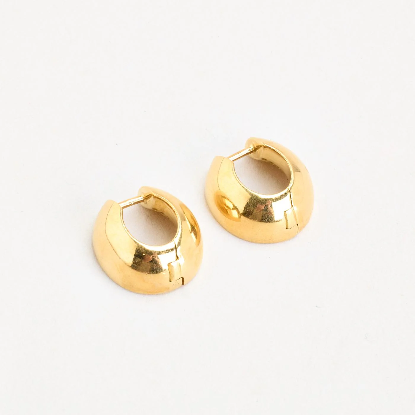 Georg Jensen Eclipse creoler i 18K guld, 1.2 cm,