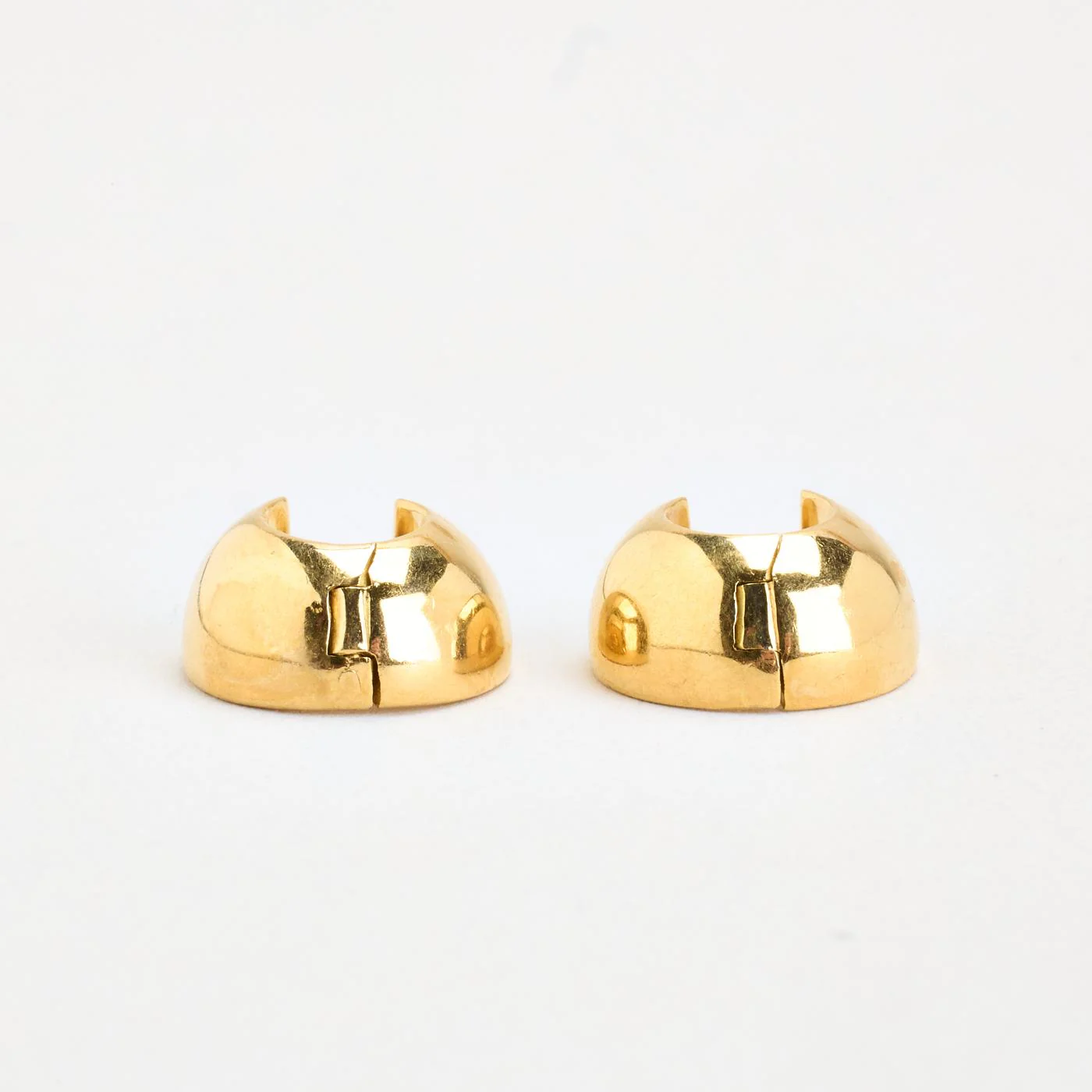 Georg Jensen Eclipse creoler i 18K guld, 1.2 cm, - Image 2