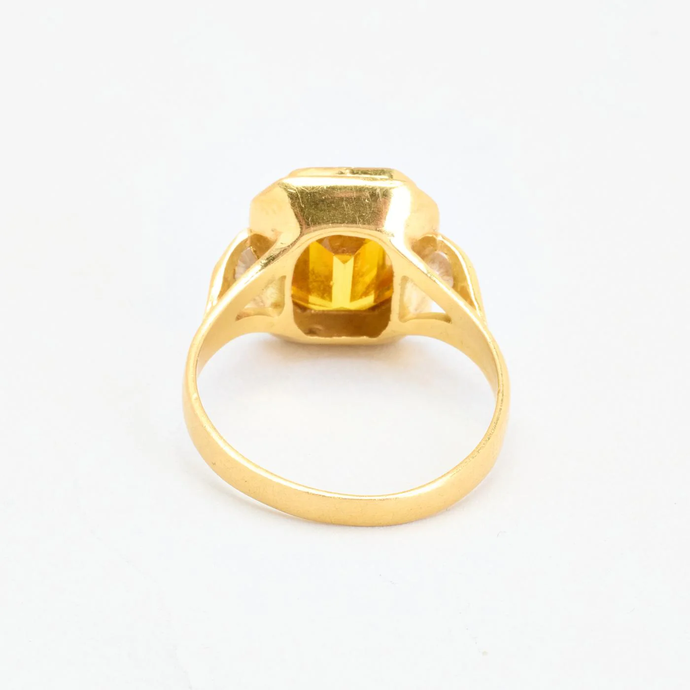 Geometrisk cocktailring i 18K guld strl. 17.5 / strl. 55 - Image 3