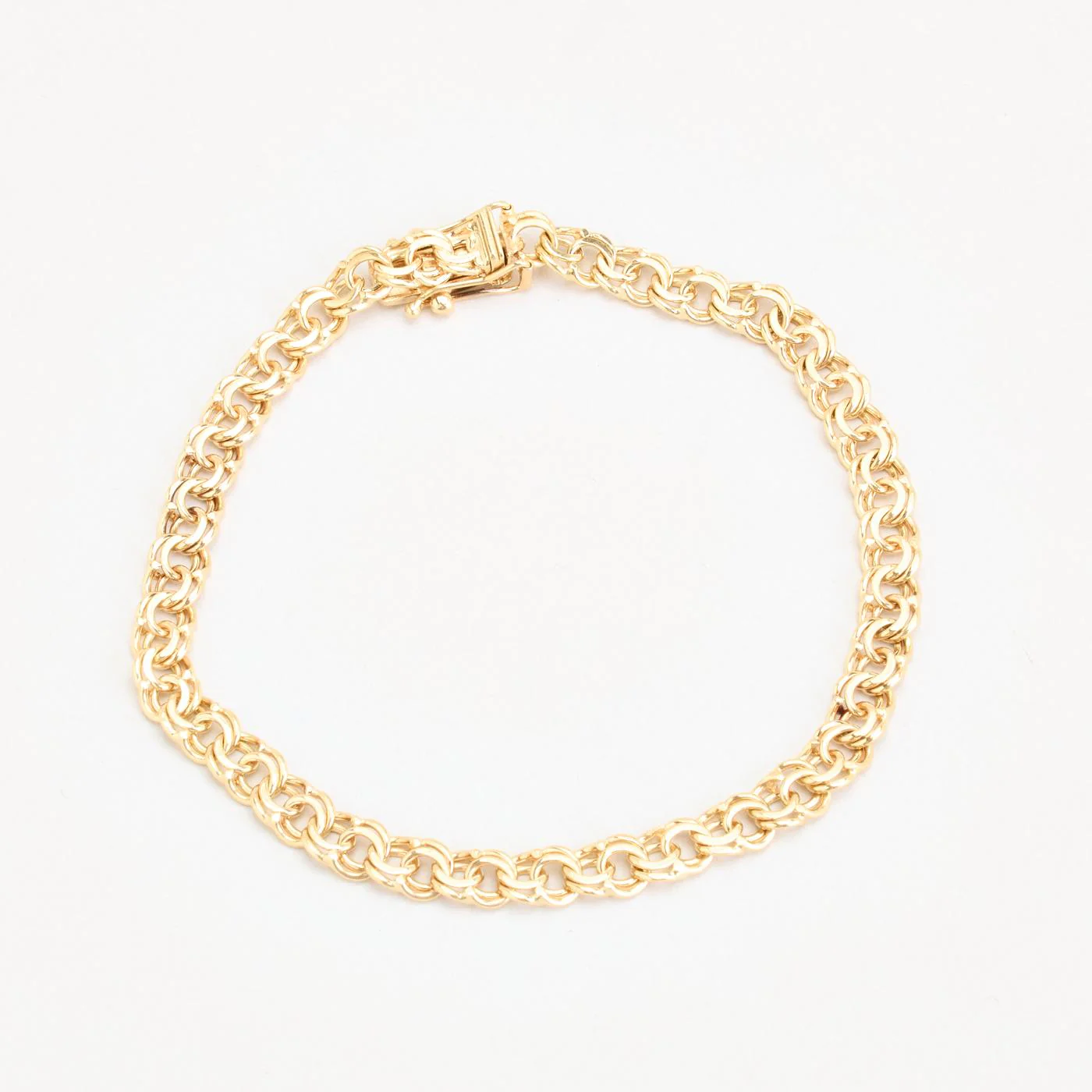 Bismarck Armband i 14K guld, 19 cm, 9.31 g - Image 2