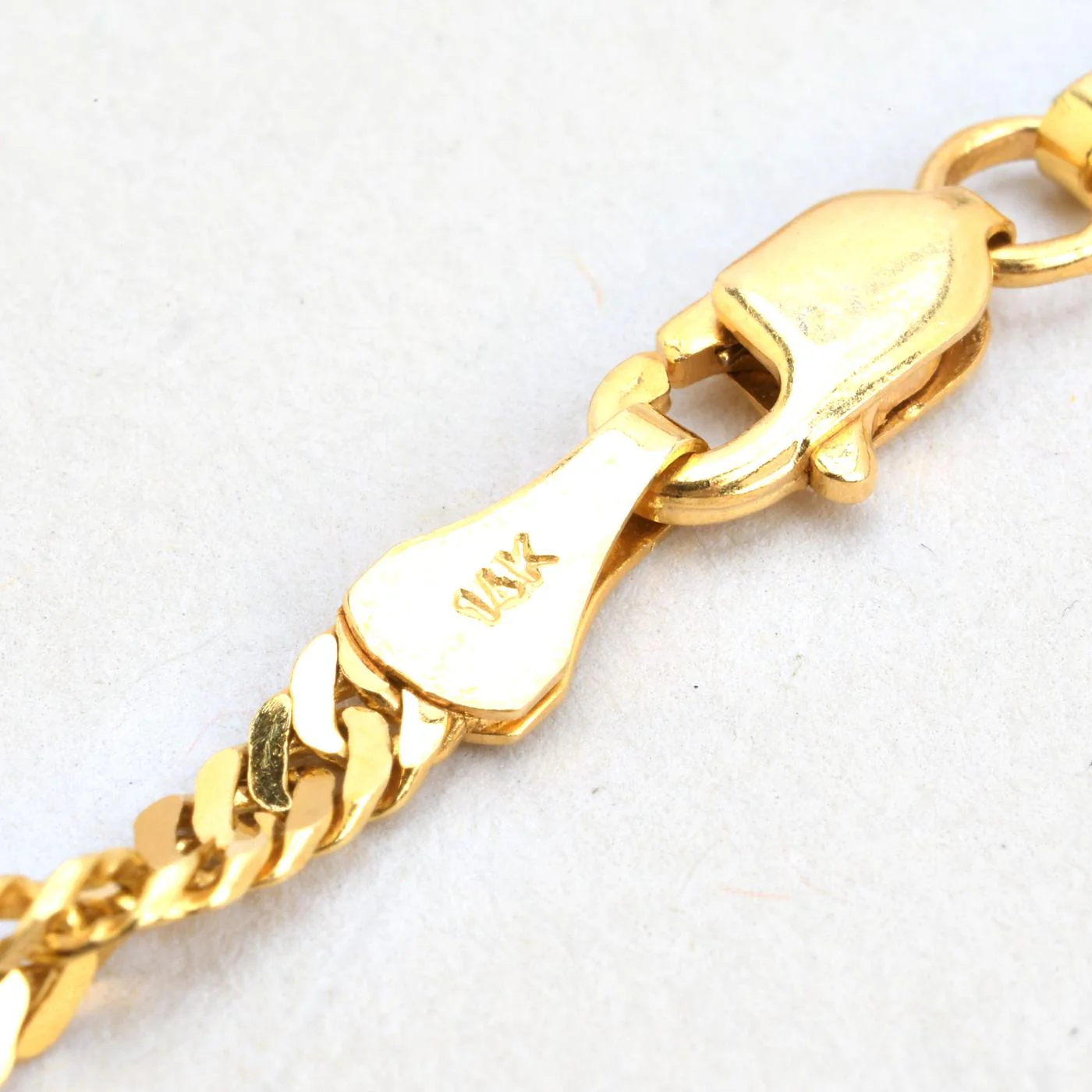 Singaporekedja Armband i 14K guld, 20 cm, 4.4 g - Image 4