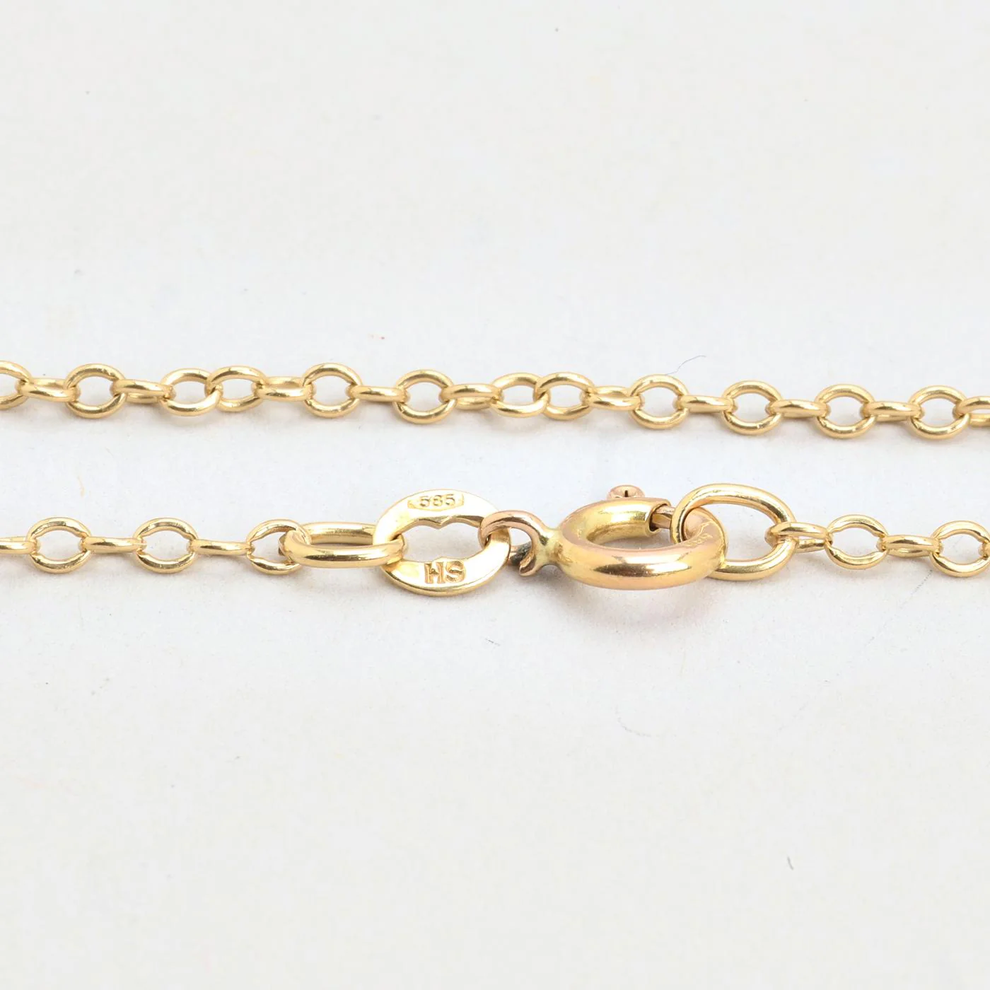 Ärtkedja Halsband i 14K guld, 62 cm, 4 g - Image 4
