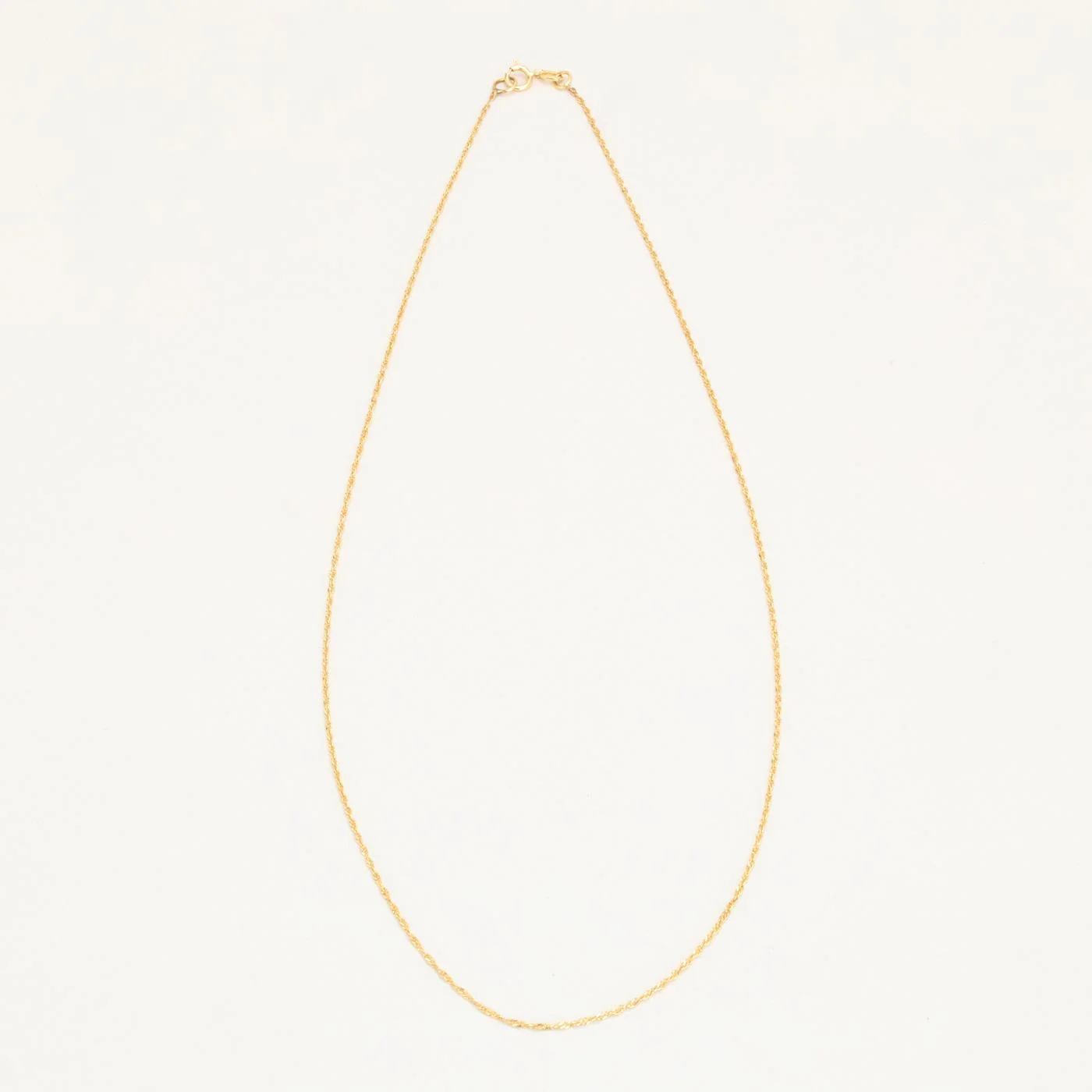 Vridna Halsband i 14K guld, 40.5 cm, 0.8 g - Image 2