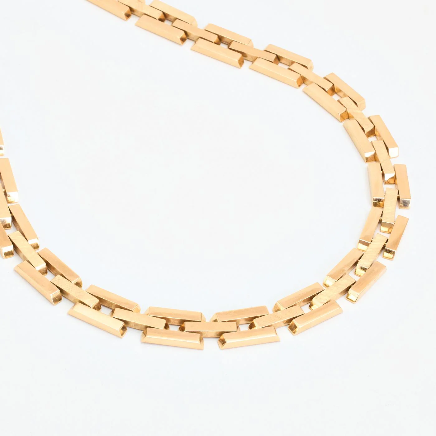 Block Halsband i 14K guld, 40.5 cm, 41.6 g - Image 3