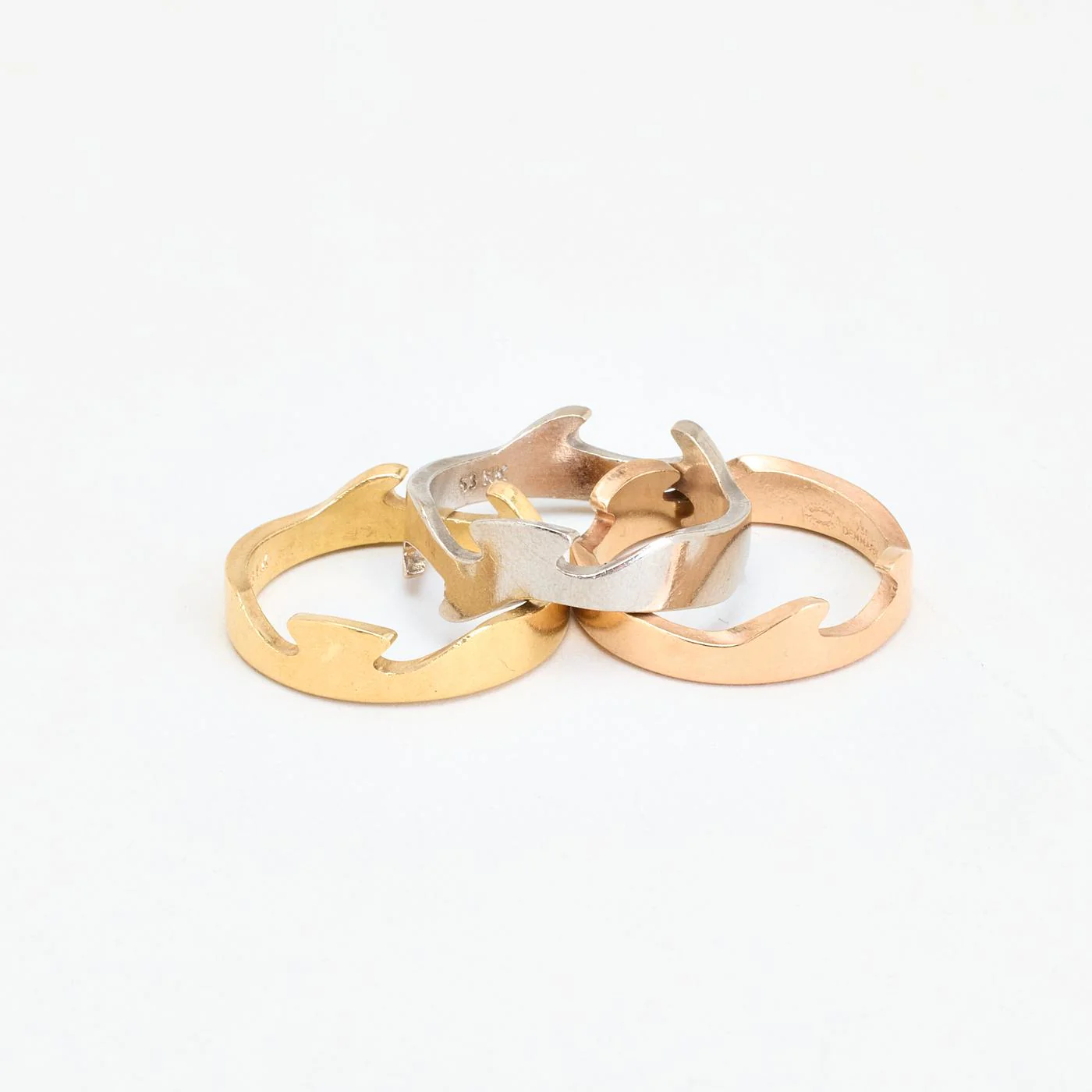 Georg Jensen Fusion band i 18K guld strl. 16.9 / strl. 53 - Image 6