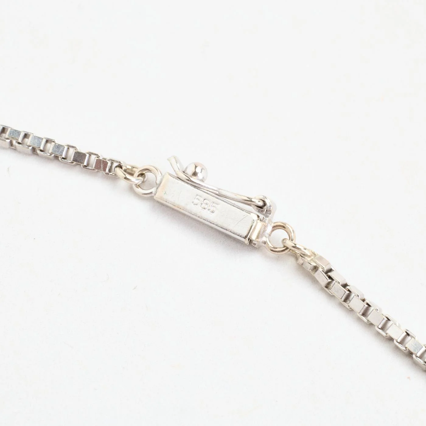 Venezia Halsband i 14K vitt guld, 40.5 cm, 5.51 g - Image 5