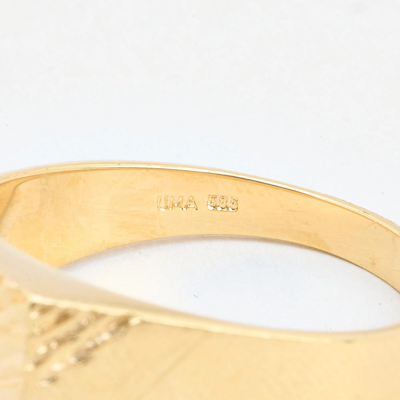 Organisk klackring i 14K guld strl. 22.3 / strl. 70 - Image 5
