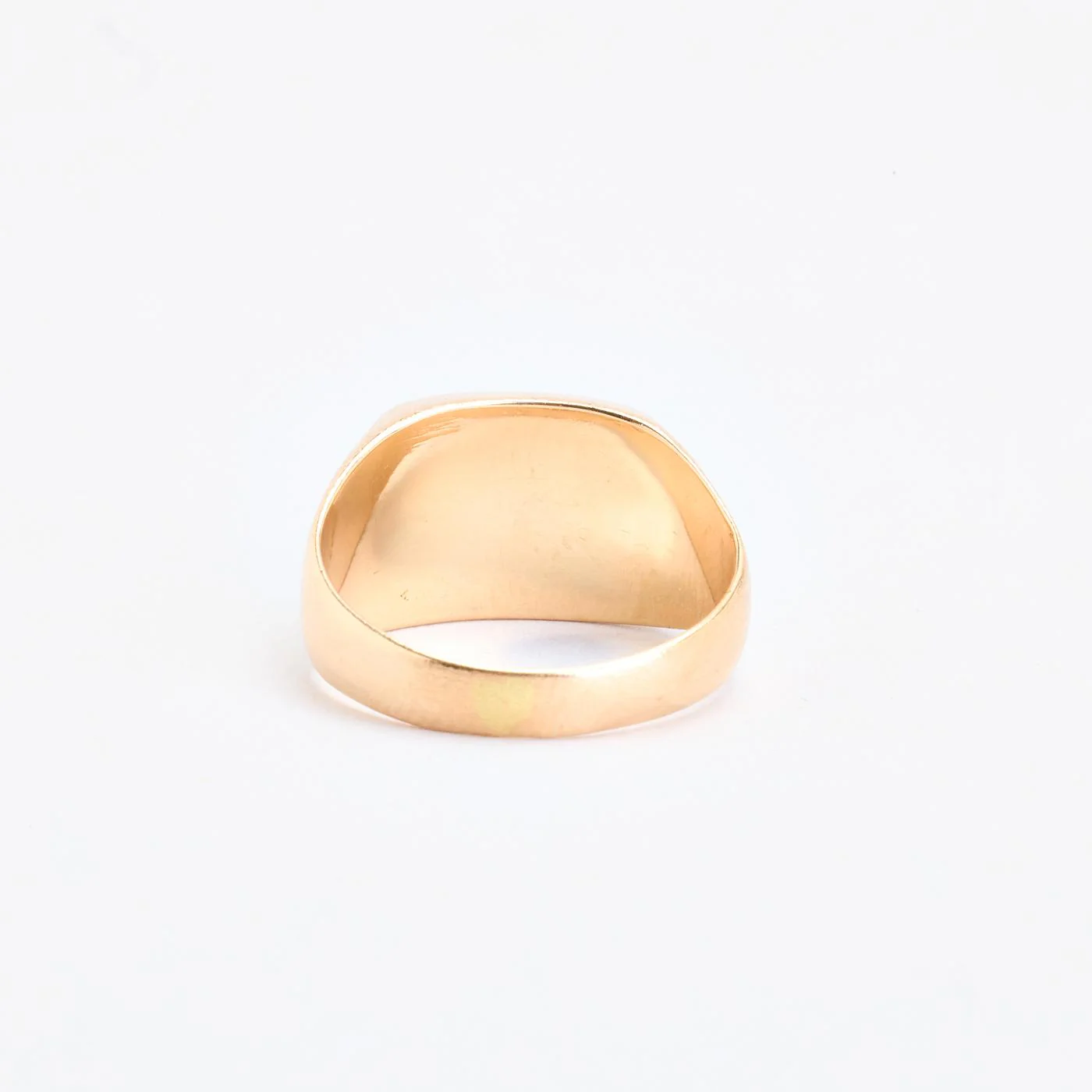 Matt klackring i 14K guld med en zirkonia strl. 18.5 / strl. 58 - Image 3