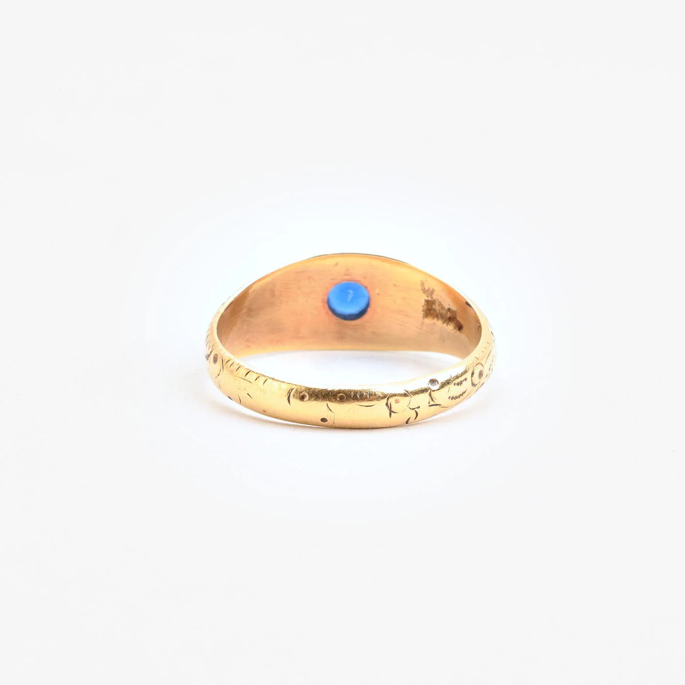Mönstrad gypsyring i 14K guld strl. 17.5 / strl. 55 - Image 3
