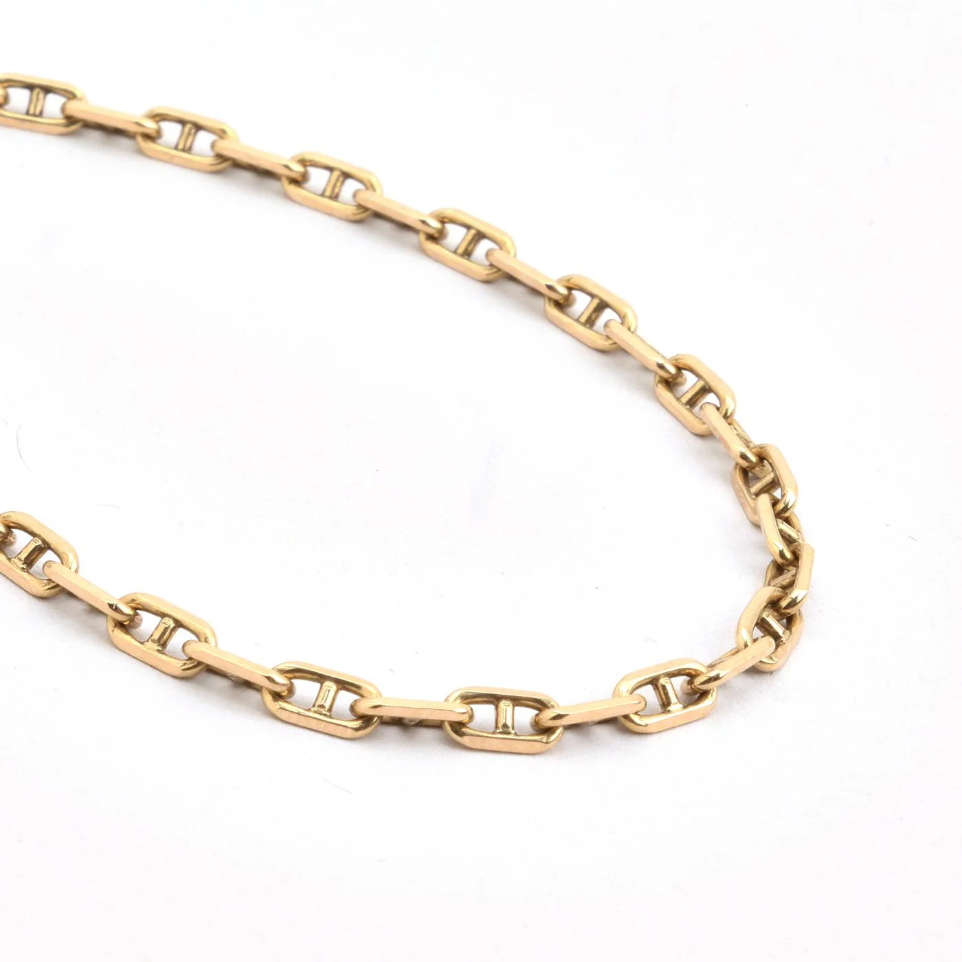 Marinerlänk Halsband i 8K guld, 44 cm, 6.65 g - Image 3