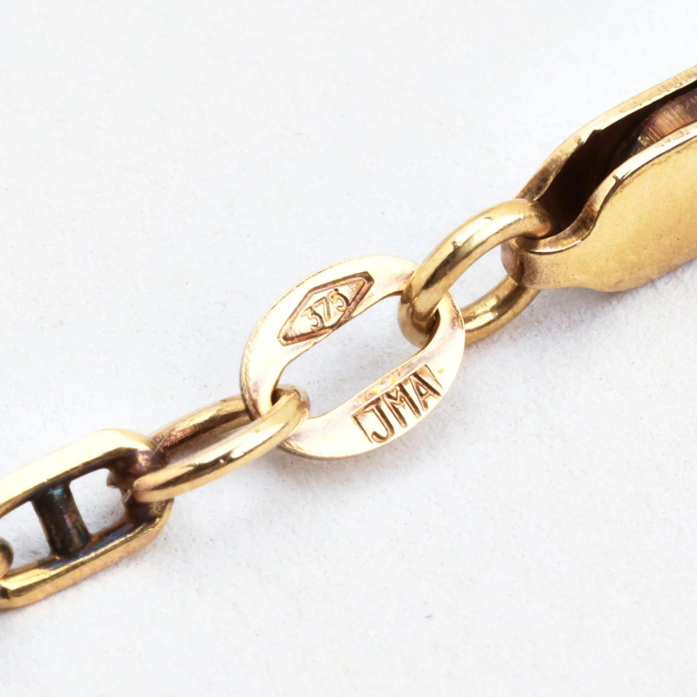 Marinerlänk Halsband i 8K guld, 44 cm, 6.65 g - Image 5
