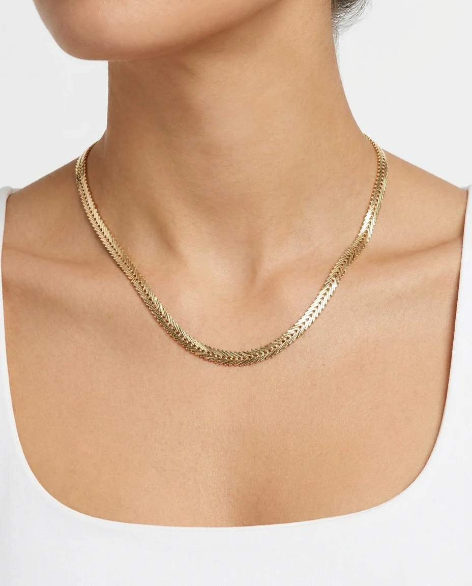 Geneve Halsband i 14K guld, 42.5 cm, 30.7 g