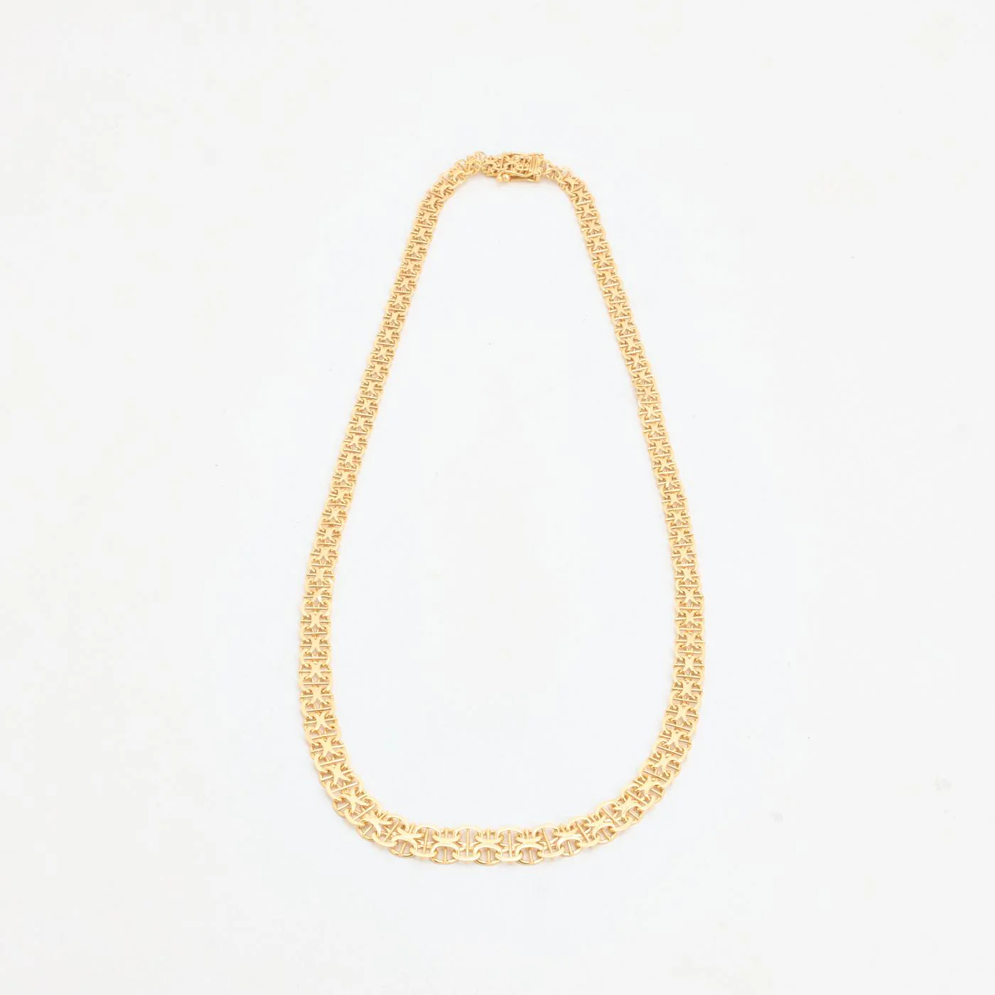 X-länk Halsband i 18K guld, 46 cm, 19.5 g
