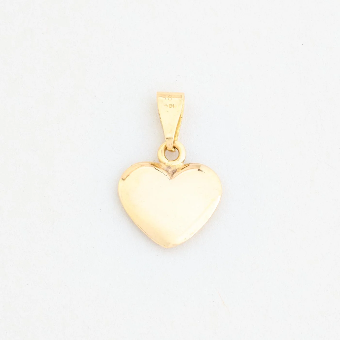 Klassisk Hjärthänge i 14K guld, 2.2 cm, 3.17 g - Image 3