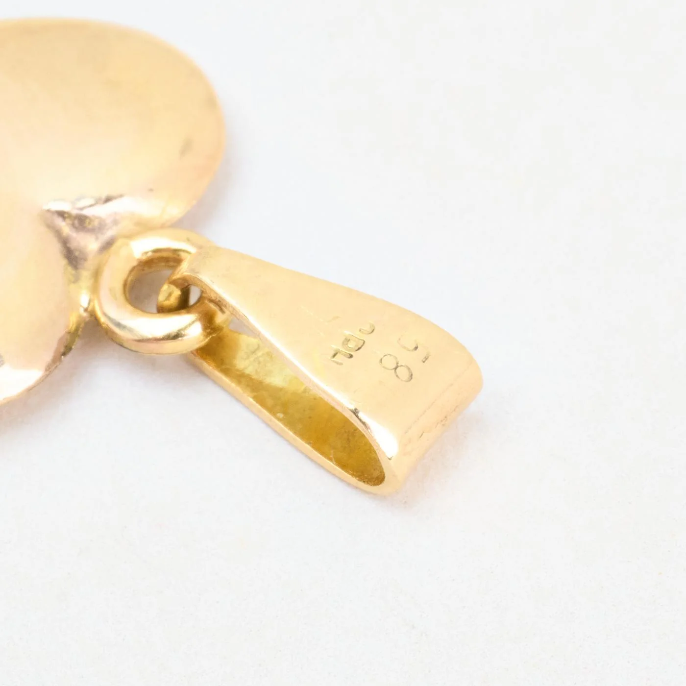 Klassisk Hjärthänge i 14K guld, 2.2 cm, 3.17 g - Image 5