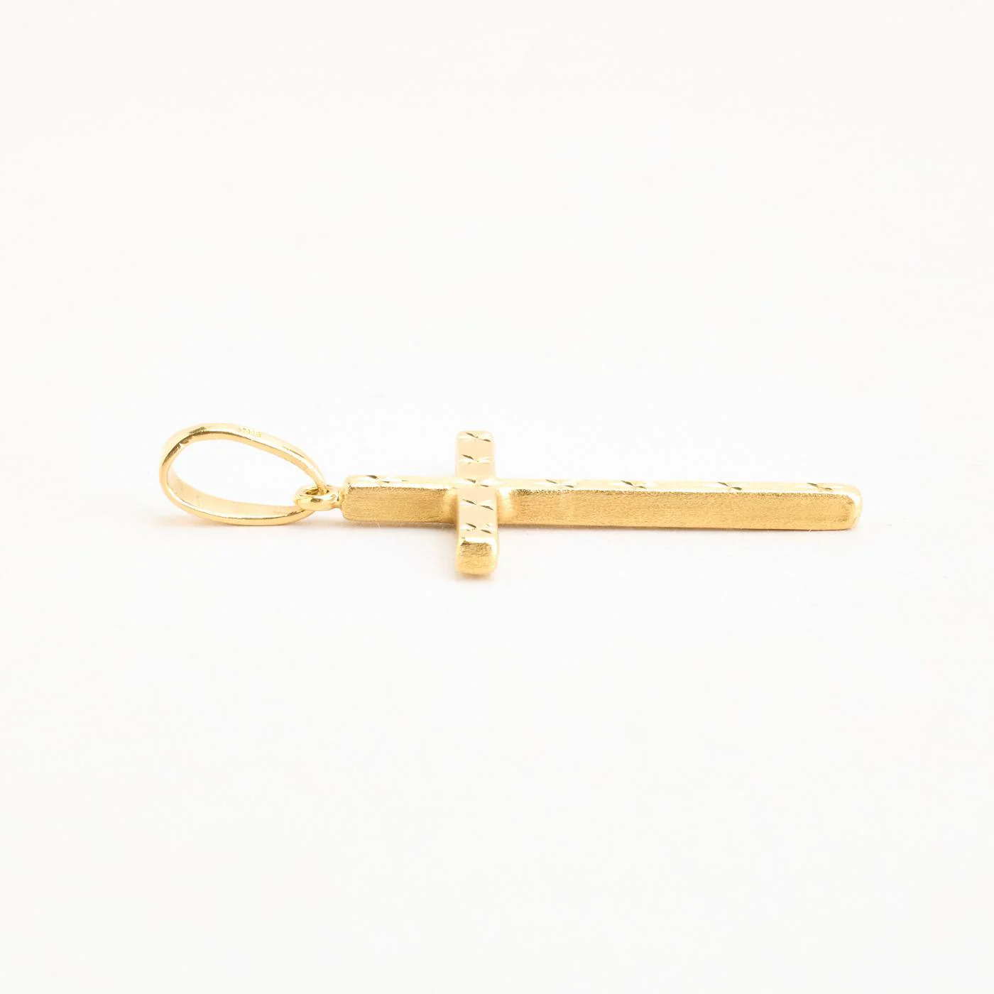 Mönstrad kors i 18K guld, 5.5 cm, 2.5 g - Image 4