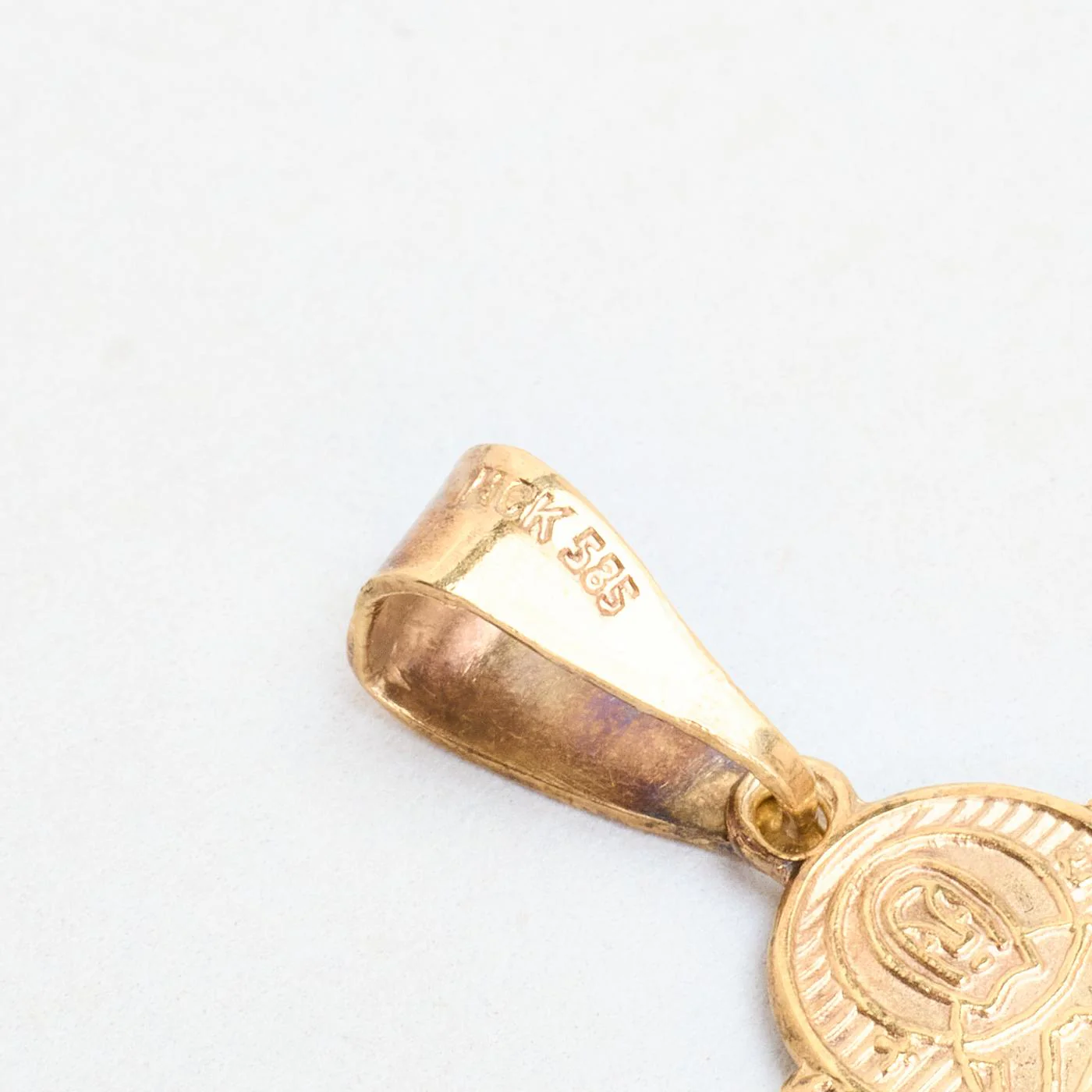 Dagmarkors i 14K guld, 2.8 cm, 1.12 g - Image 4